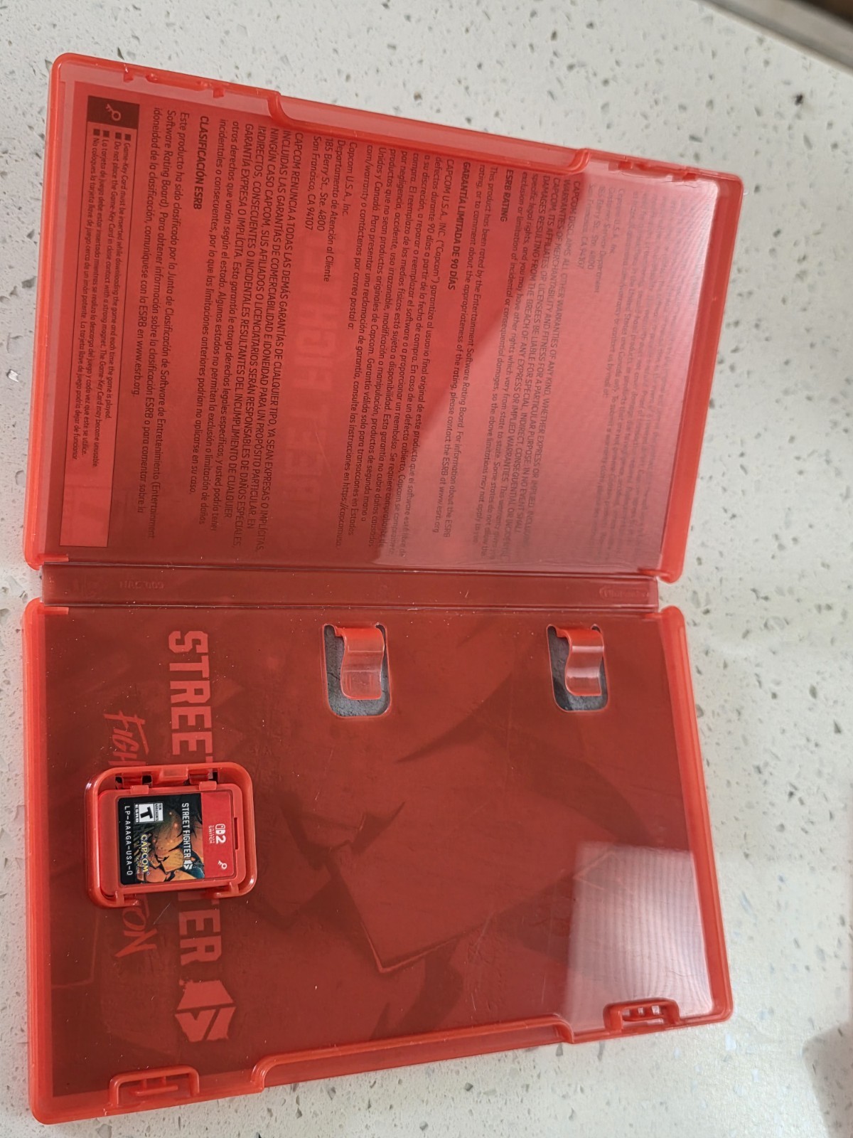 Street Fighter 6 Nintendo Switch 2 Game Key-card NO DLC INCLUDED Tested USA