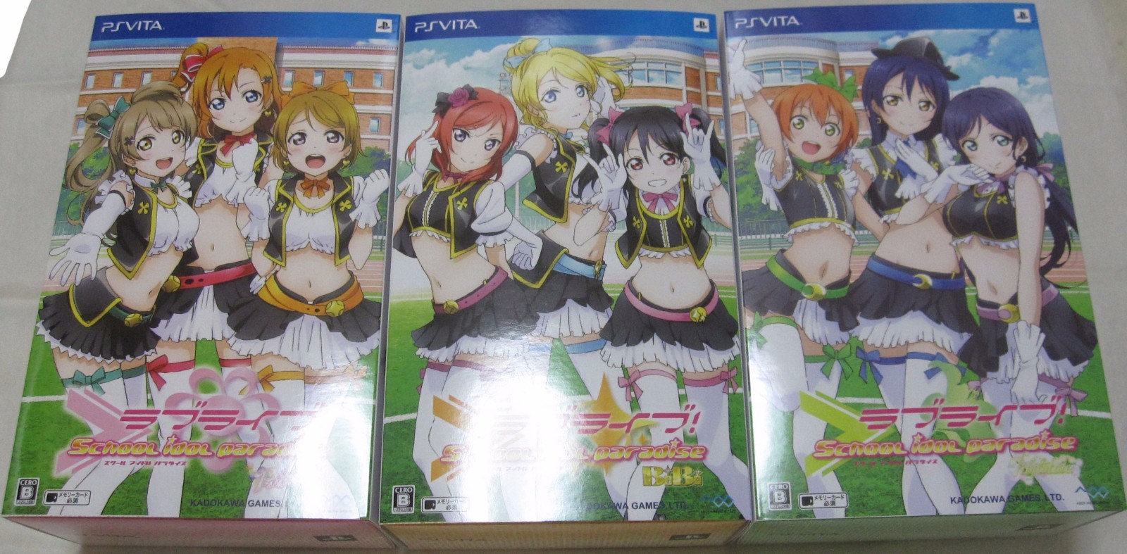 New 7-14 Days to USA Gamers Limited BOX Vita Love Live School idol Vol.1-3 Japan