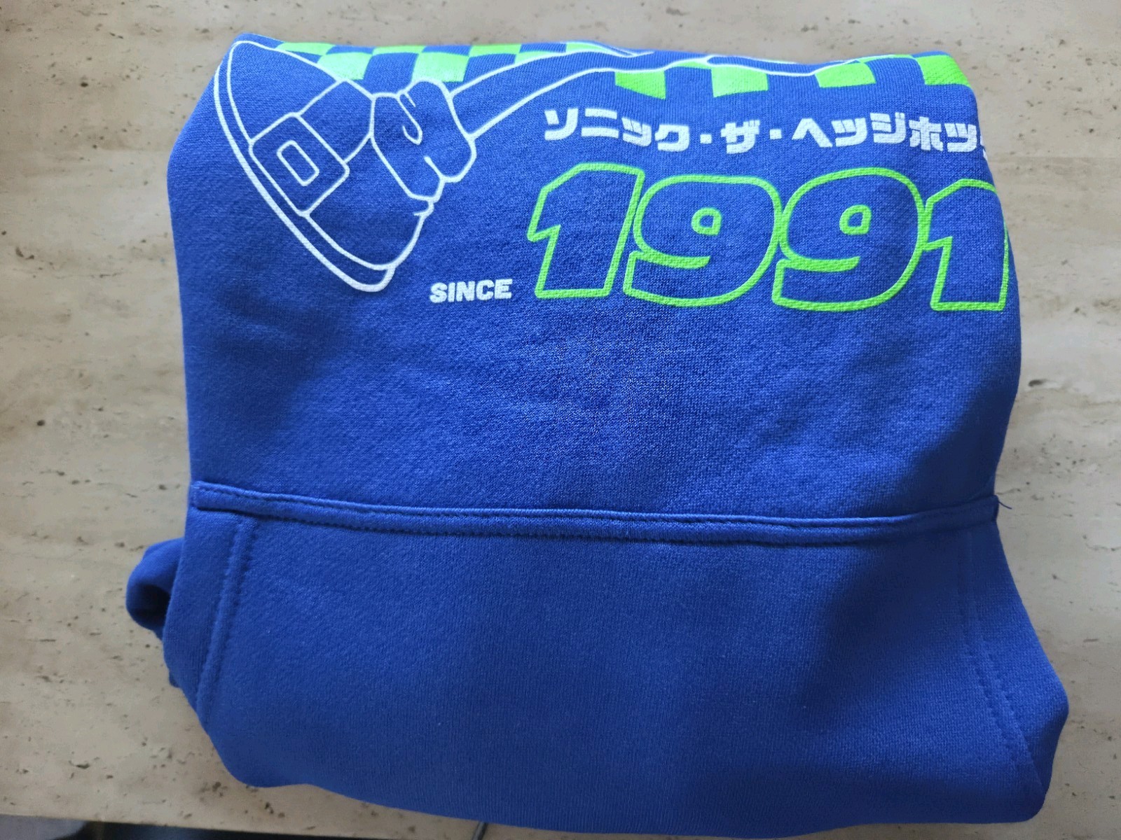 Anime Expo 2026 SONIC 35th Anniversary LA Forever Fast Blue Hoodie Large