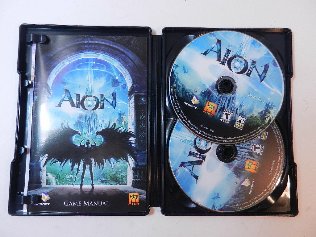 Game Aion The Tower of Eternity PC 2009 with Metal Case Collectors Version