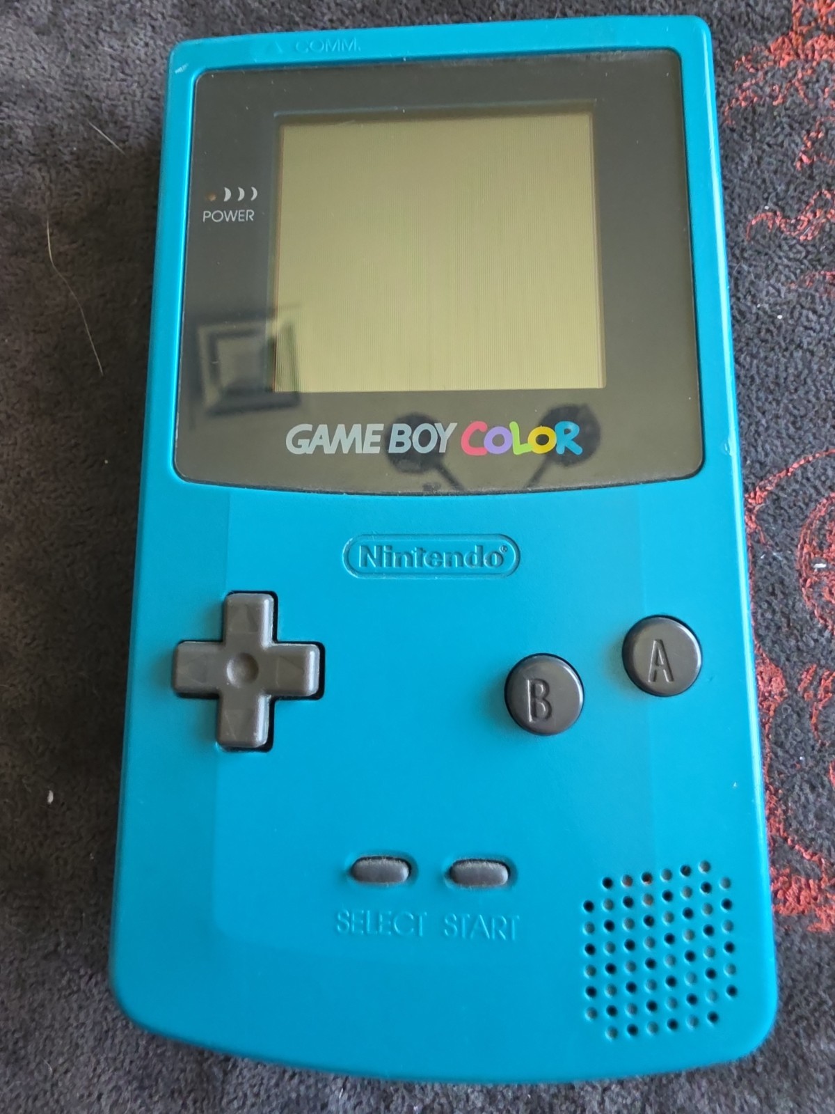 Gameboy Color Console Teal Nintendo GBC Tested Works CGB-001 Excellent
