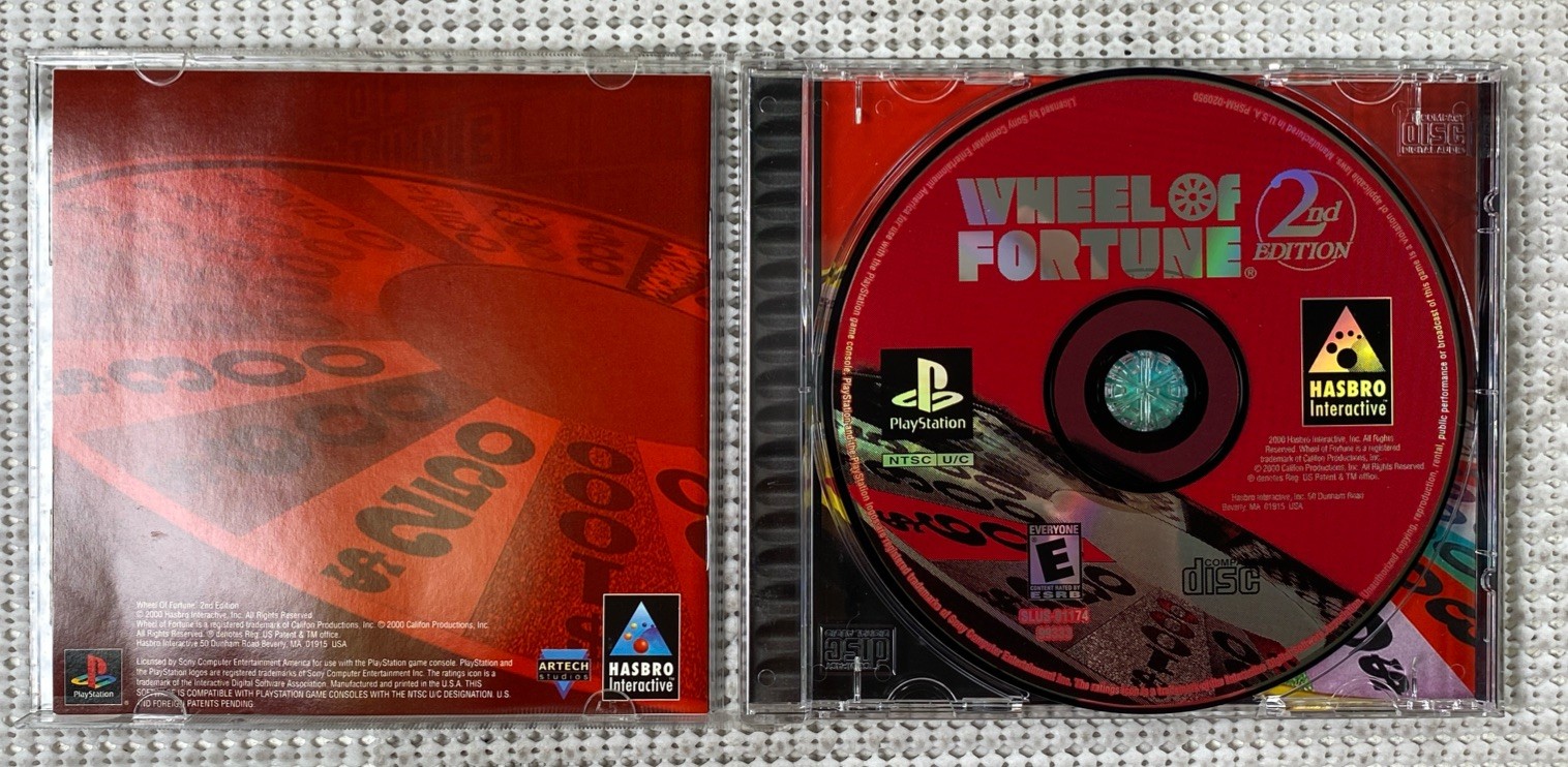 Wheel of Fortune 2nd Edition Sony PlayStation 1 PS1