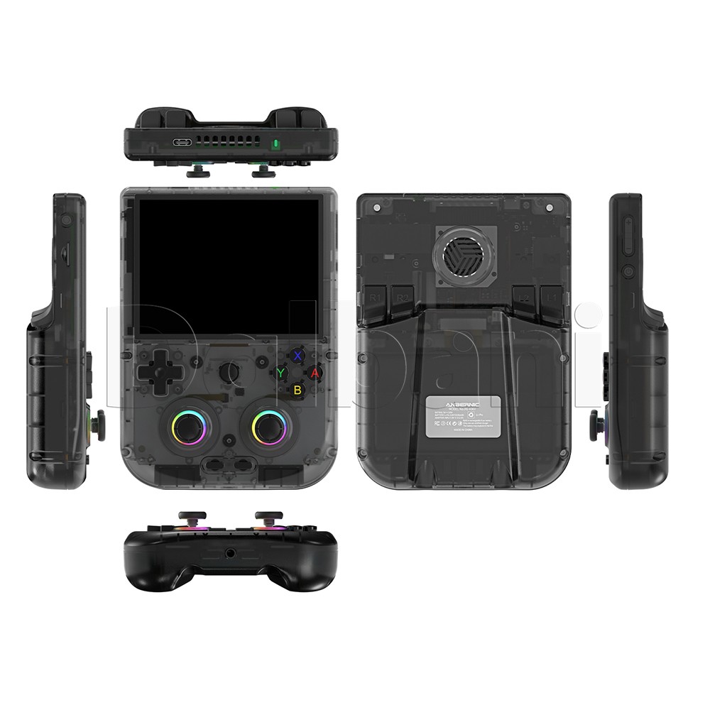 RG406V Anbernic Black Retro Handheld Game Console Android 13 WIFI 4-inch
