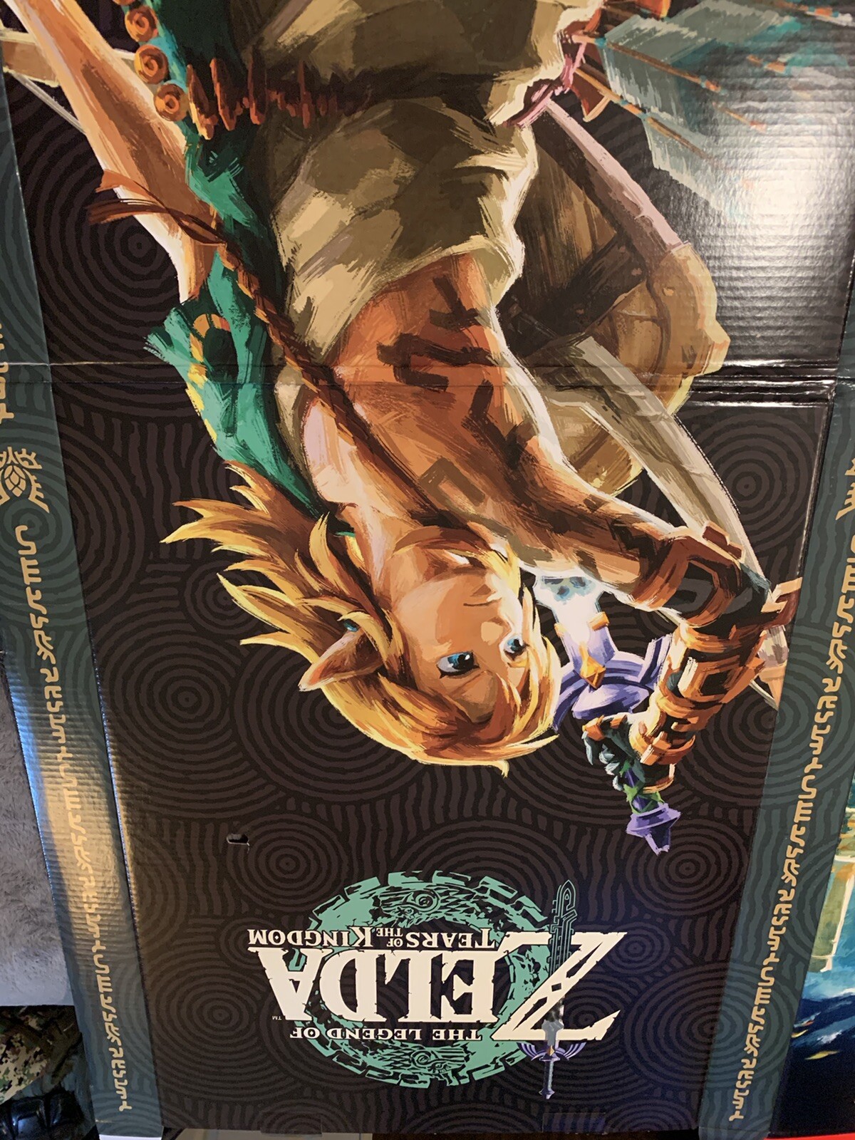 Legend of Zelda: Tears of the Kingdom 5FT Display 2023 Store Standee LoZ: ToTK