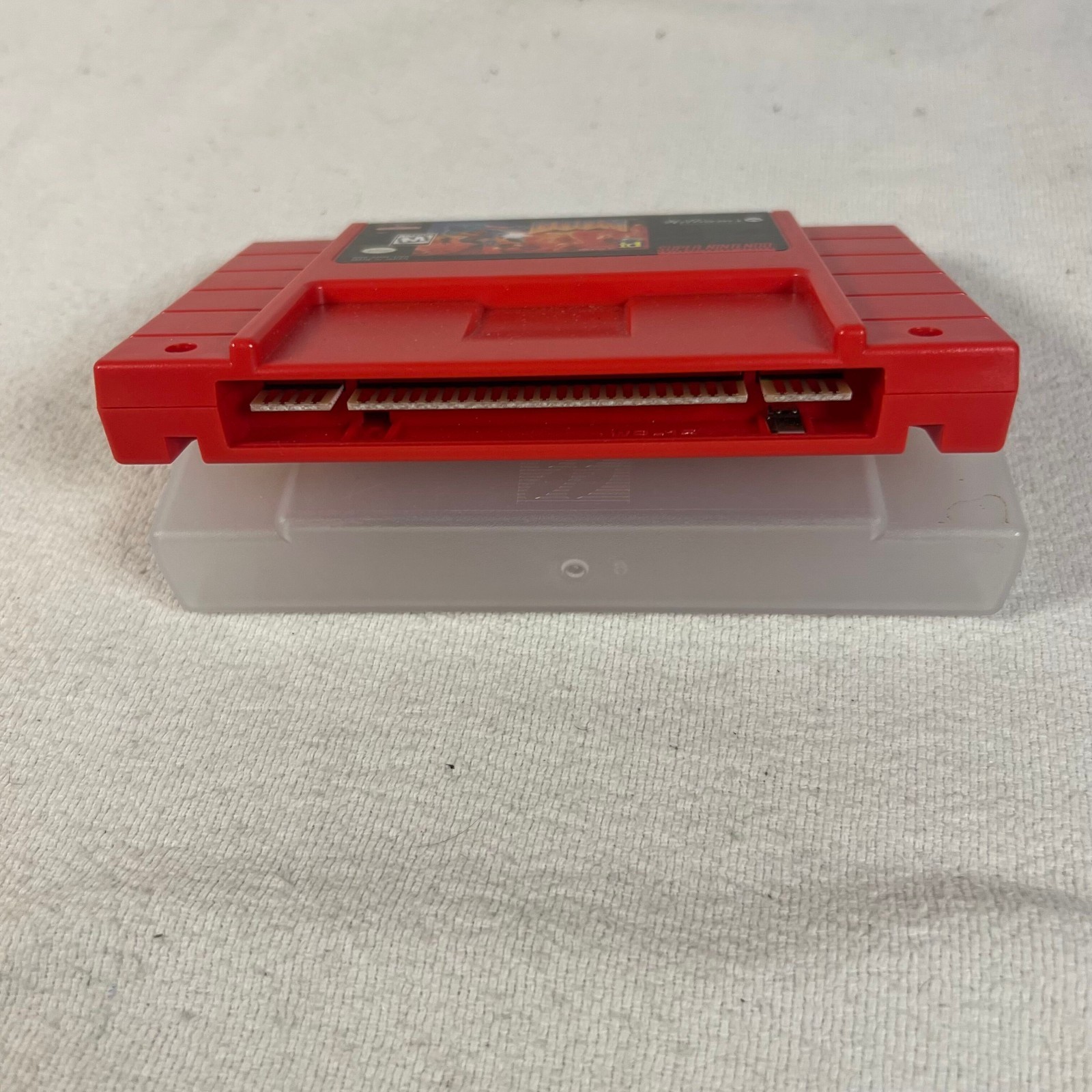 Doom Super Nintendo Entertainment System 1995 Complete CIB Manual Dust Cover