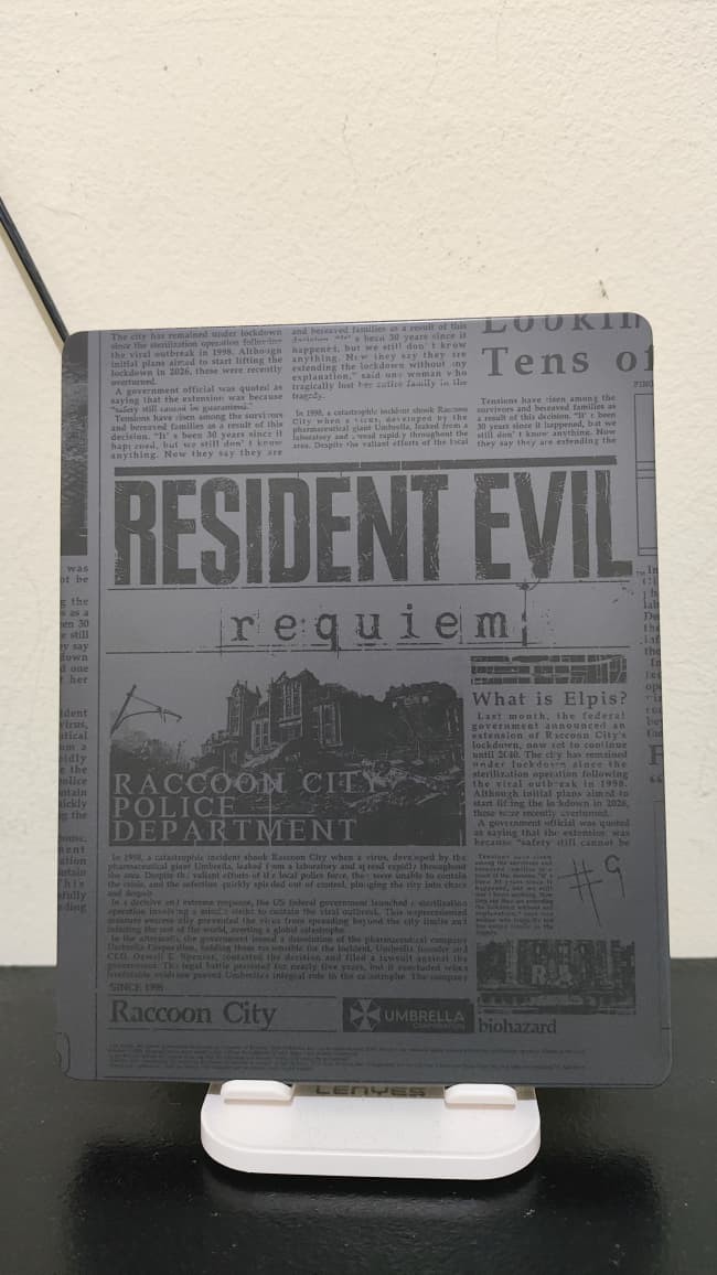 Resident Evil Requiem RE9 Steelbook / Steel Case For PS5 – Brand New (NO GAME)