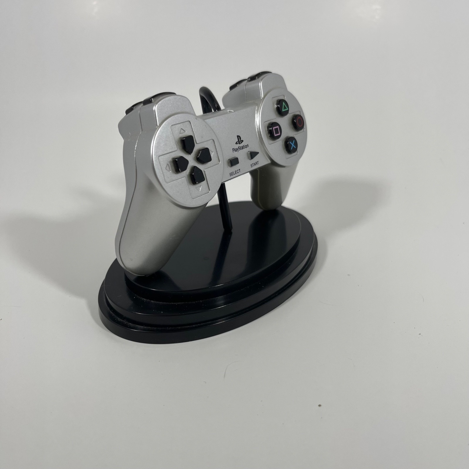 PlayStation Controller Mini Figure Stand Silver Official SCEA 2018 Trophy