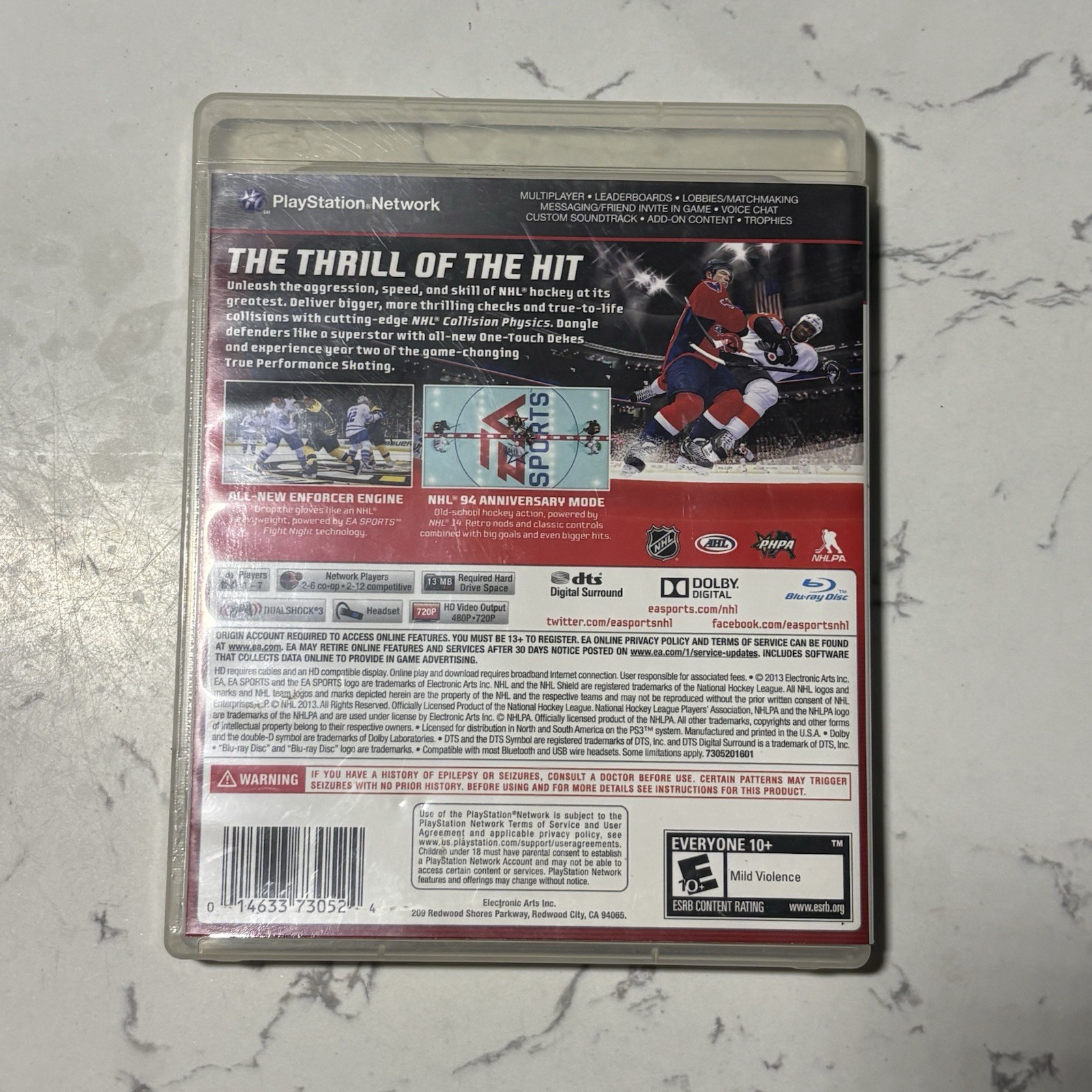 NHL 14 (Sony PlayStation 3 | PS3) Complete Video Game With Manual Tested