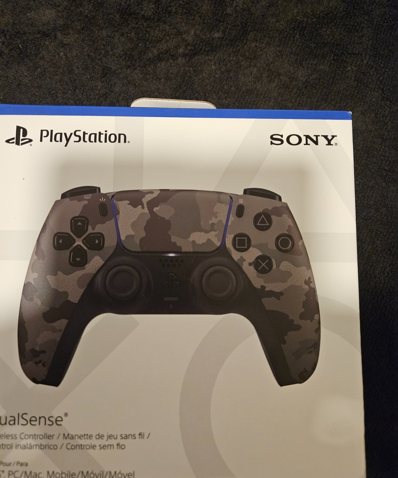 Sony DualSense Wireless Controller – Gray Camouflage