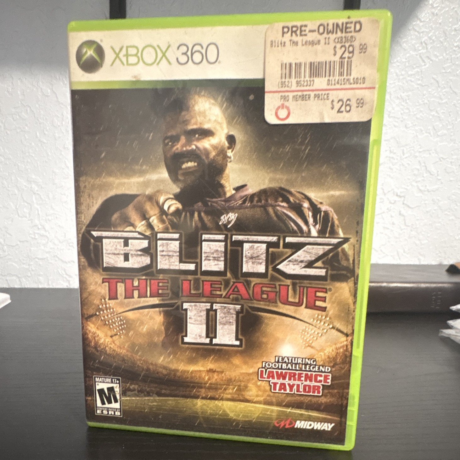 Midway Blitz: The League II Xbox 360 JUST CASE NO GAME