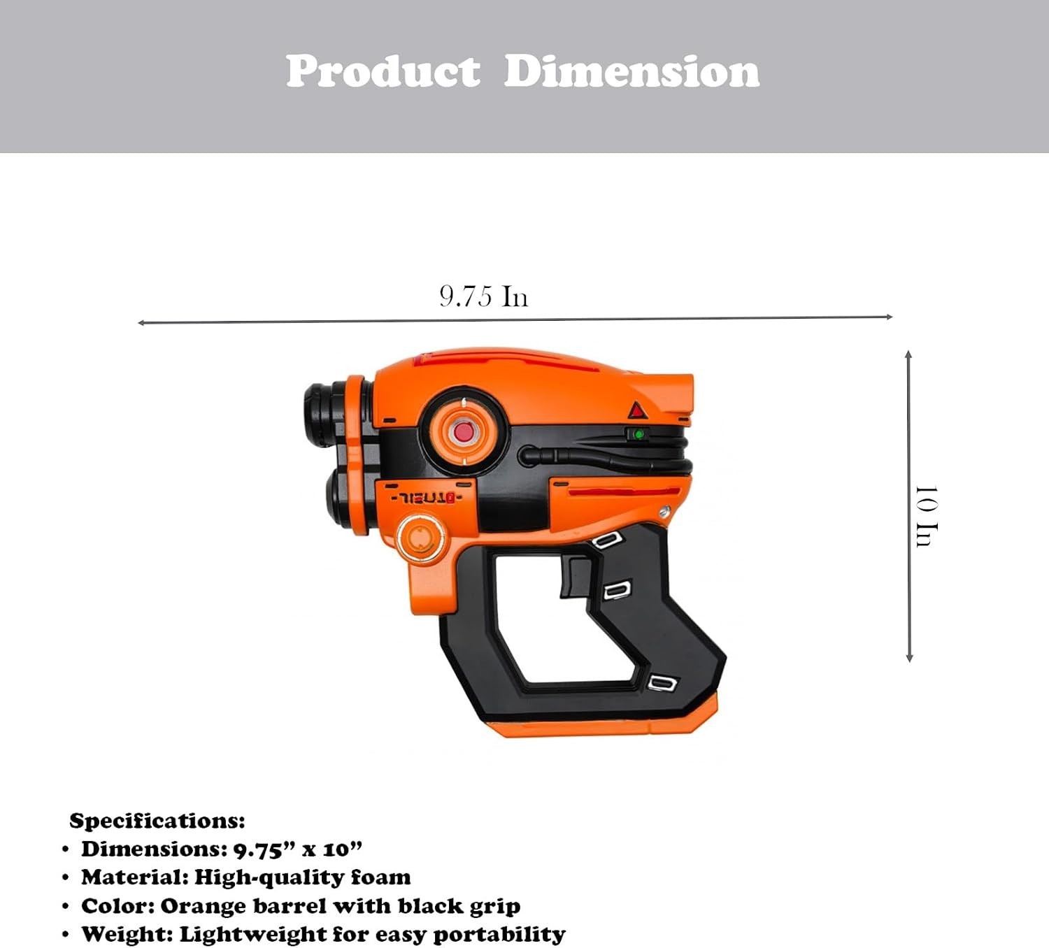 9.75” No Man’s Sky Waveform Focuser N56-P Multi-too Replica Collectible Foam Gun