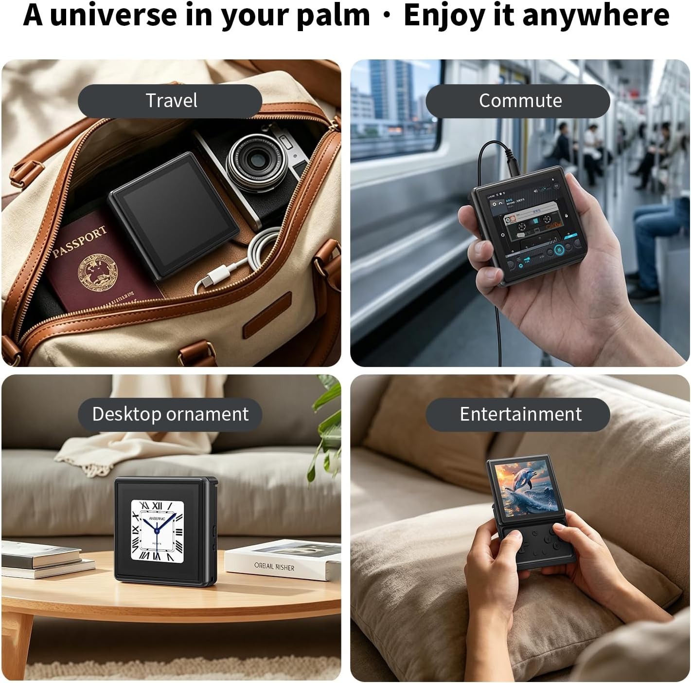 Lightweight Anbernic RG Rotate with 32GB Storage – Perfect for On-the-Go Gaming