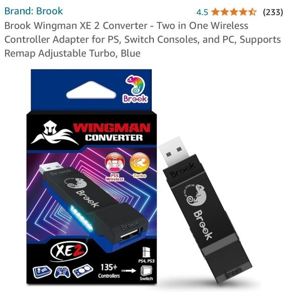 Brook Wingman XE2 Wireless Controller Adapter for XSX/Xbox One/Elite2/PS4 V2026