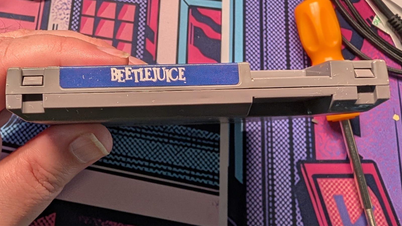 Beetlejuice NES Cartridge – Tested Working – Loose