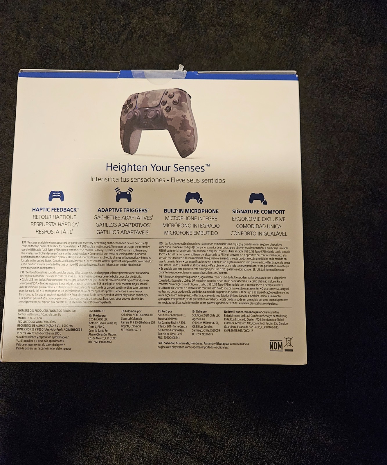 Sony DualSense Wireless Controller – Gray Camouflage