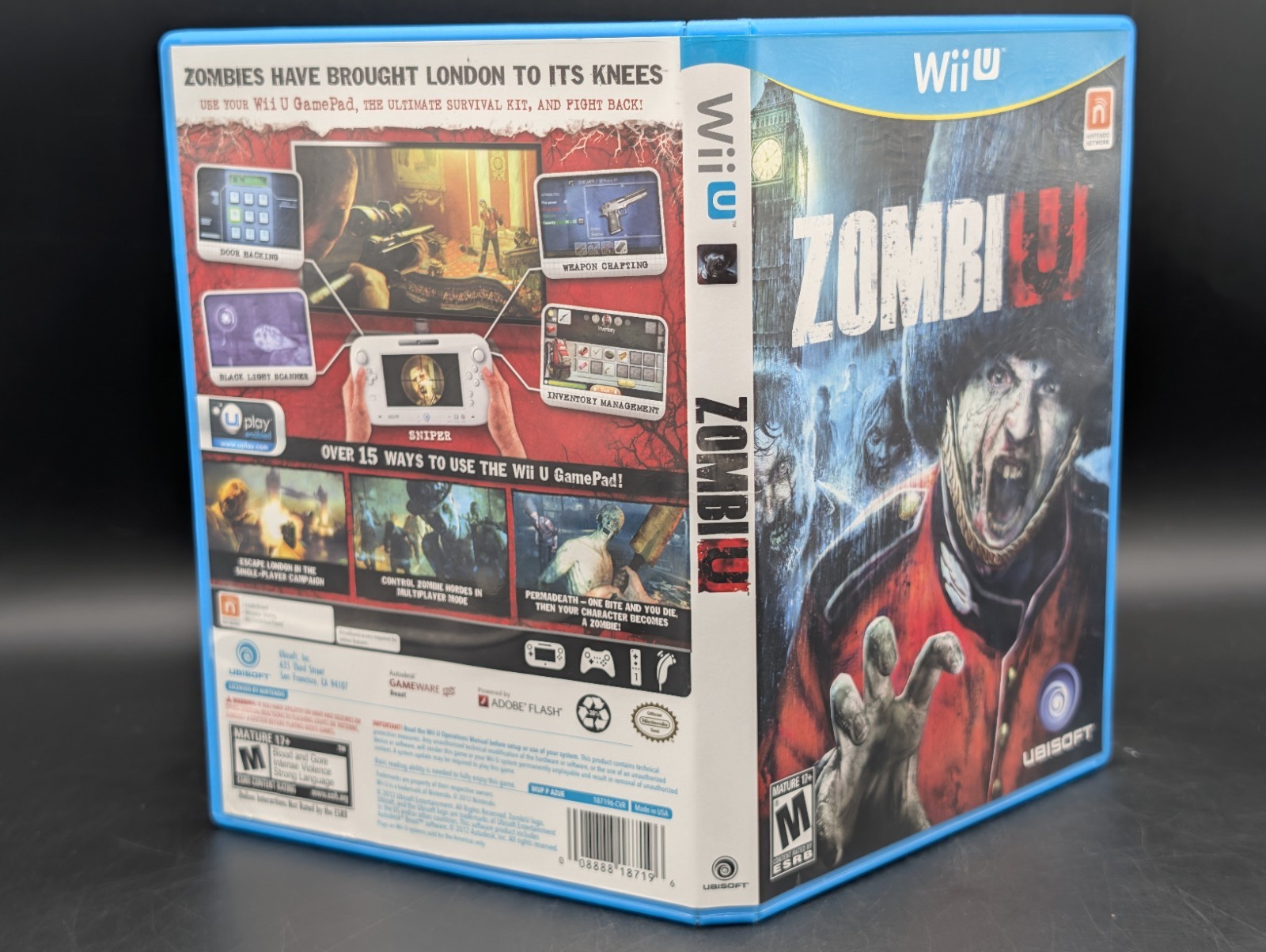 ZombiU ( Nintendo Wii U ) CIB – Mint Disc – Pristine – Tested