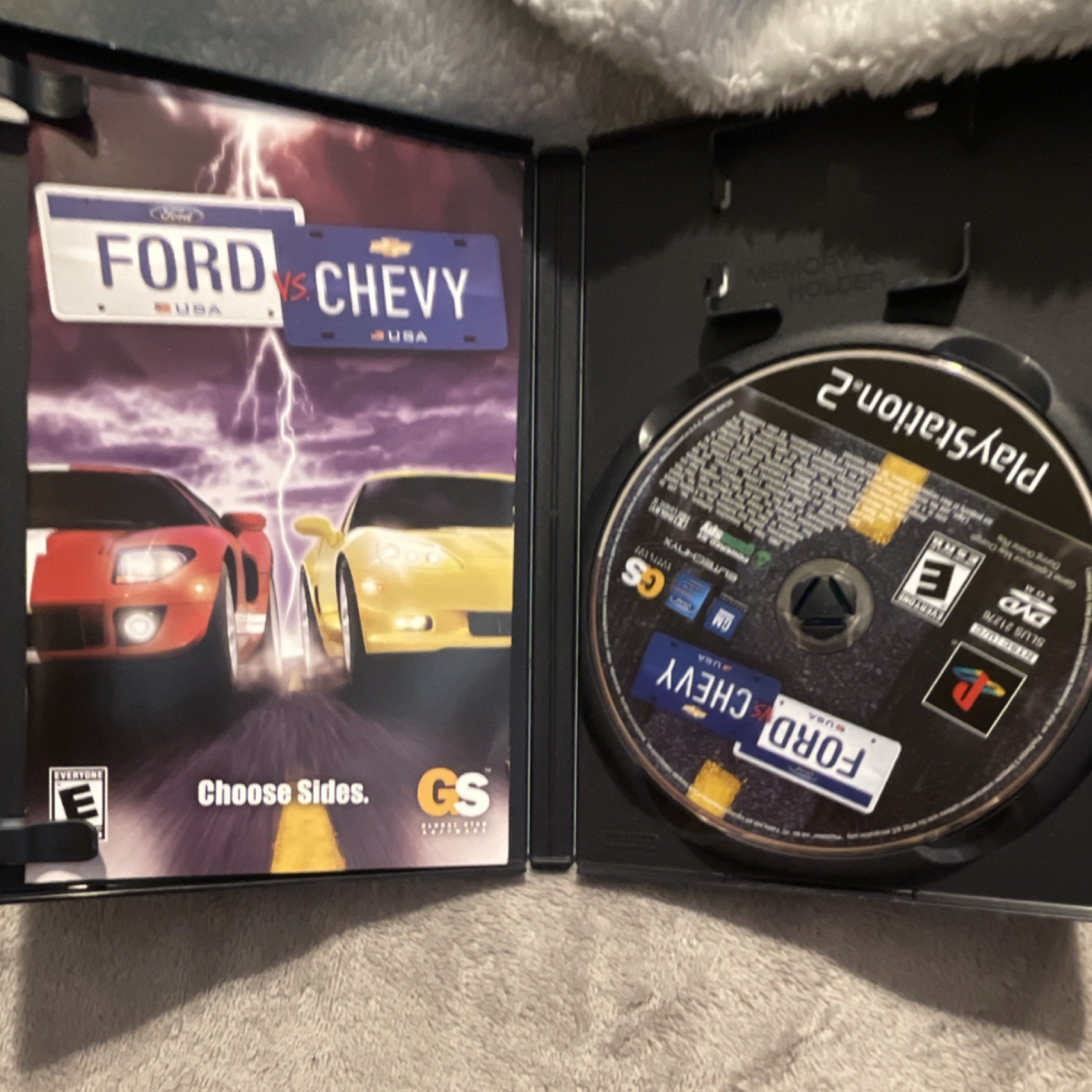 Global Star Software Ford vs. Chevy Sony PlayStation 2 PS2 E Manual Included