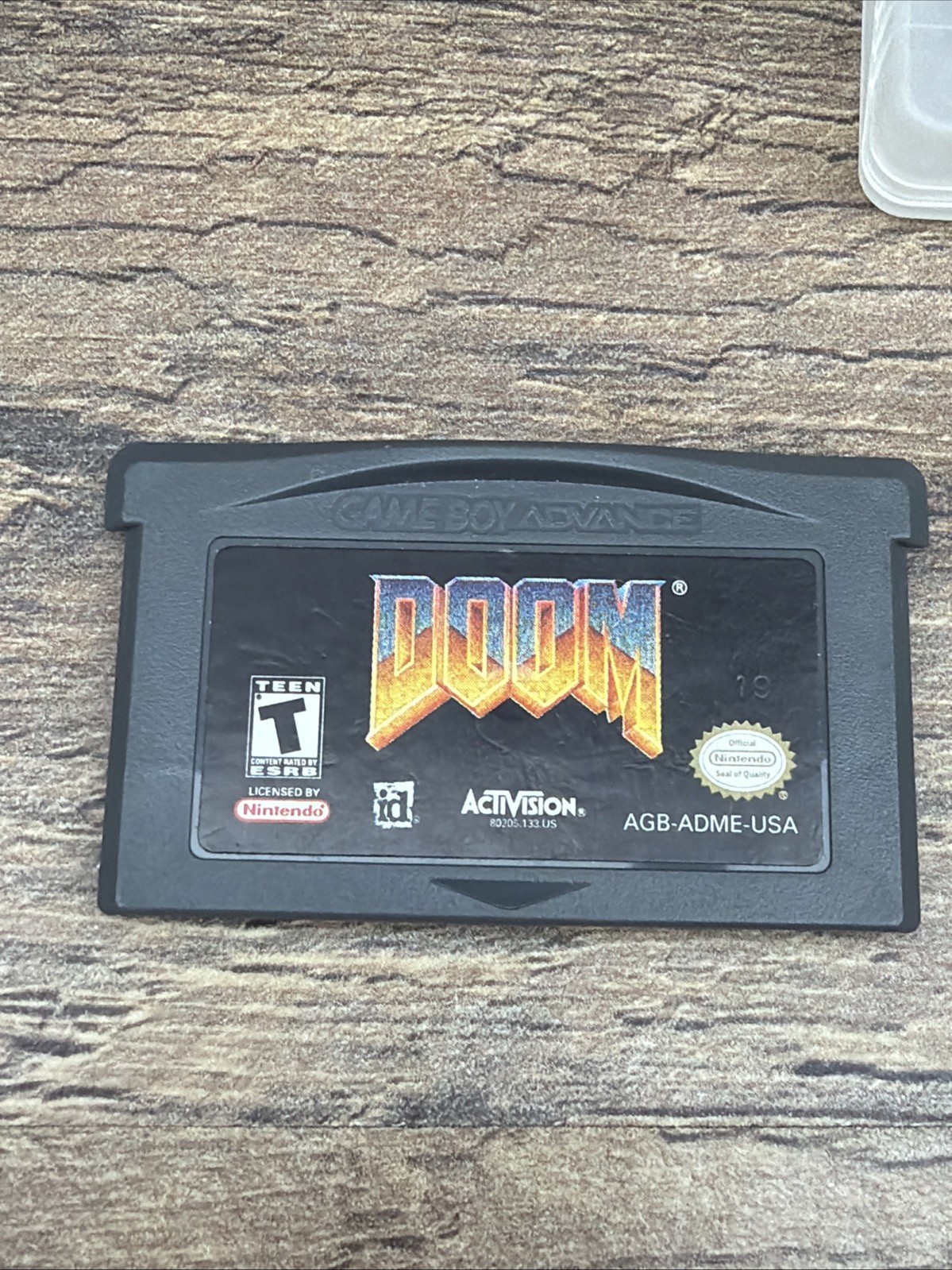 Doom Game Boy Advance Nintendo GBA Shooter Classic Authentic Saves Vintage