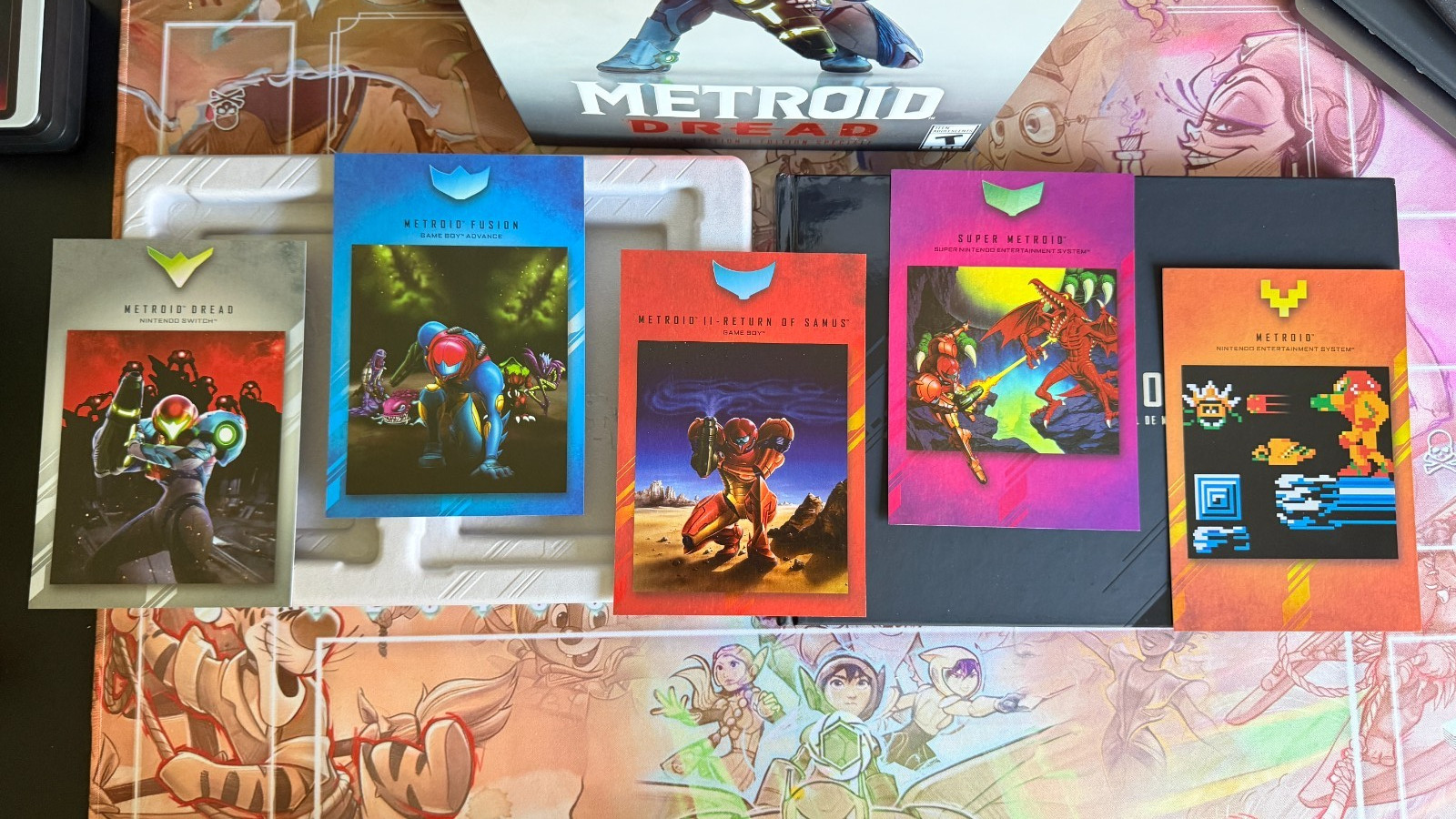 Metroid Dread Special Ed + Posters + 5 Amiibo + Prime Remastered Switch Bundle