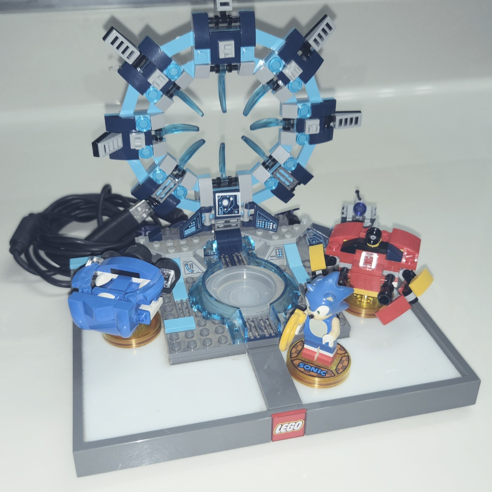 LEGO Dimensions Huge Lot Sonic Joker Harley BTTF Portal 9 Figures 11 Vehicle PS4
