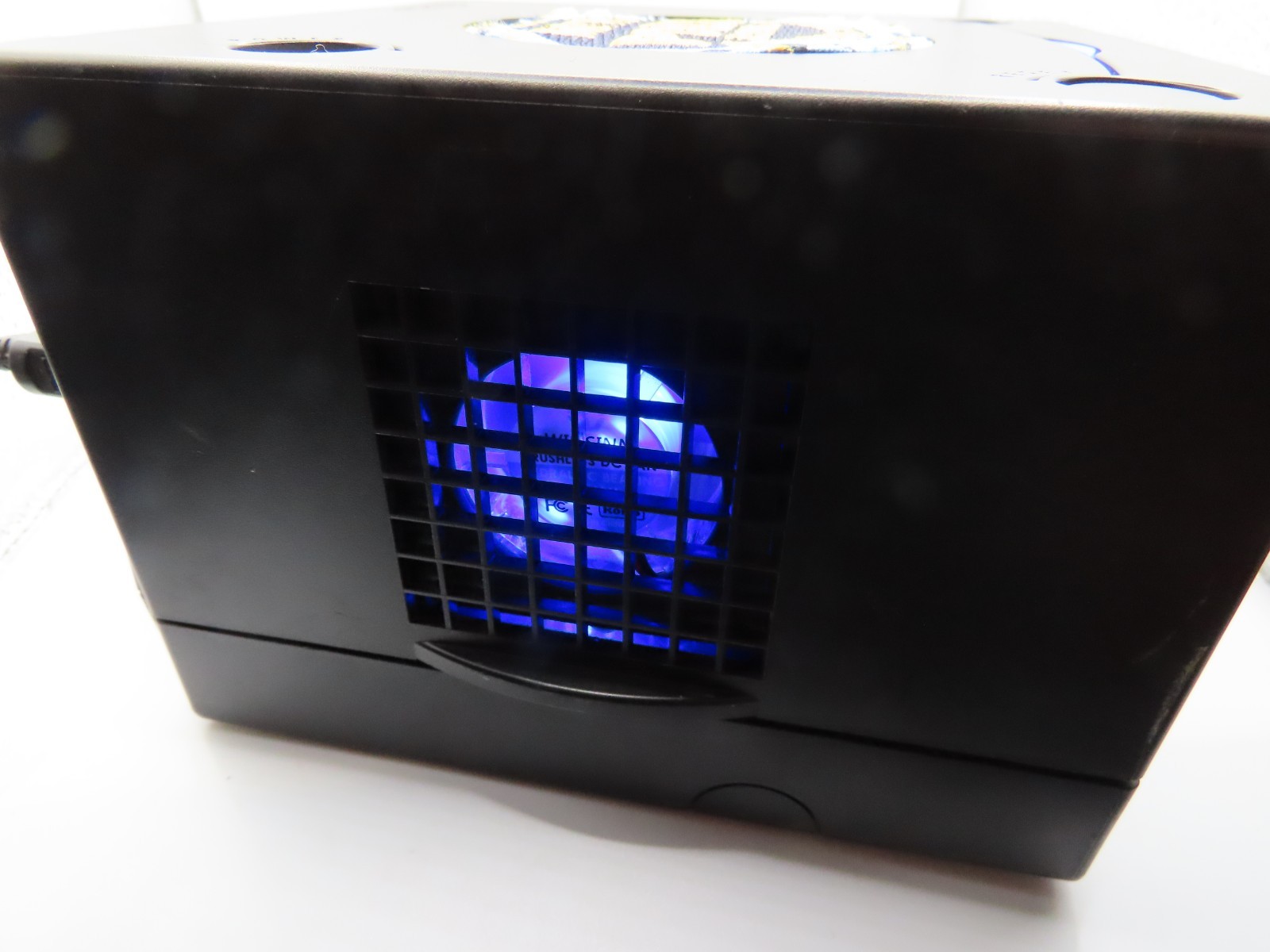 Nintendo GameCube Fan Assembly color changing multi colored light mod DEMO VIDEO
