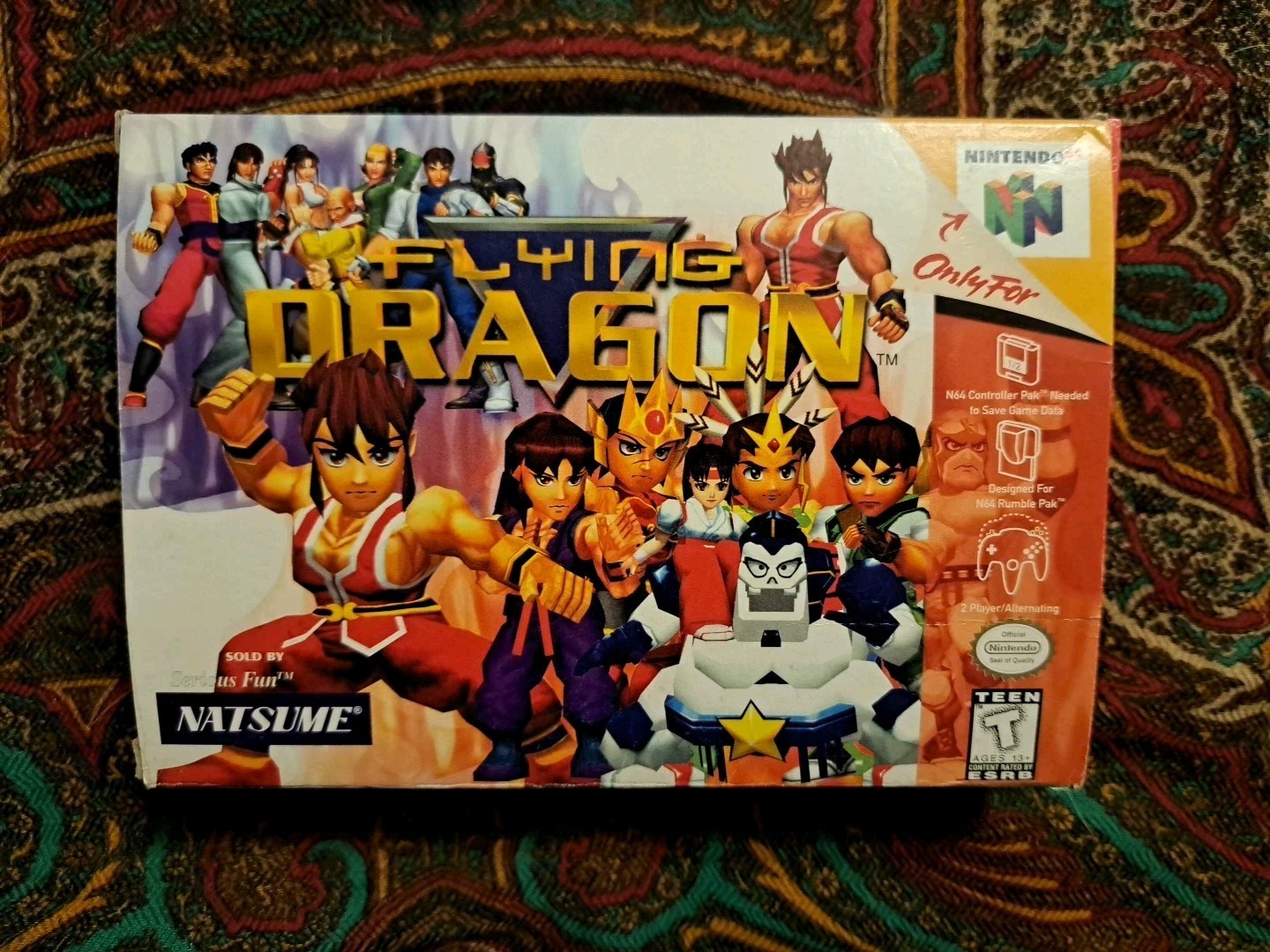 Flying Dragon (Nintendo 64, 1998) N64 Game & Box Authentic CLEANED & TESTED