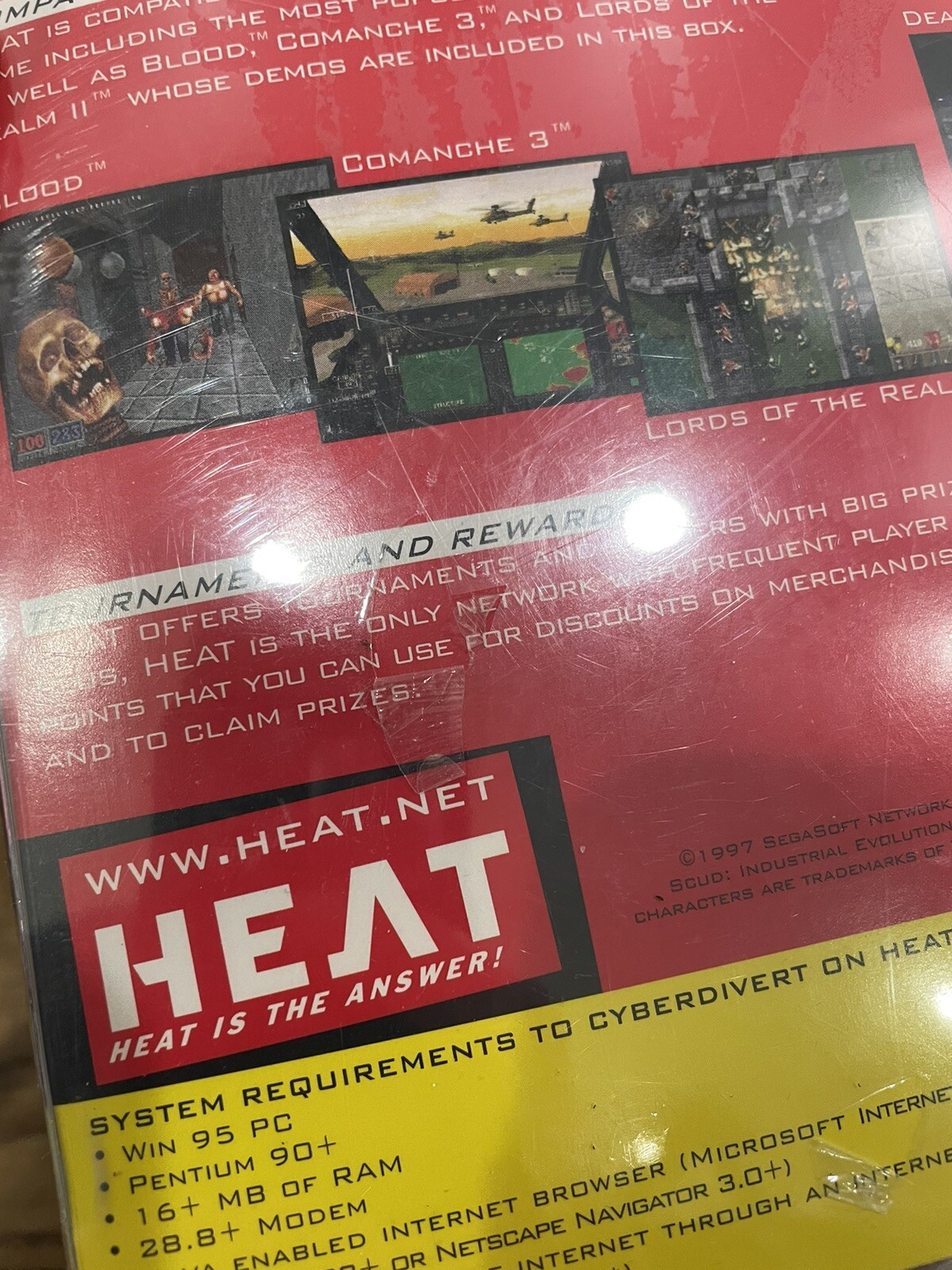 RARE Heat.Net Multi Player Game Network Start Up Kit XL T-Shirt SegaSoft Sealed