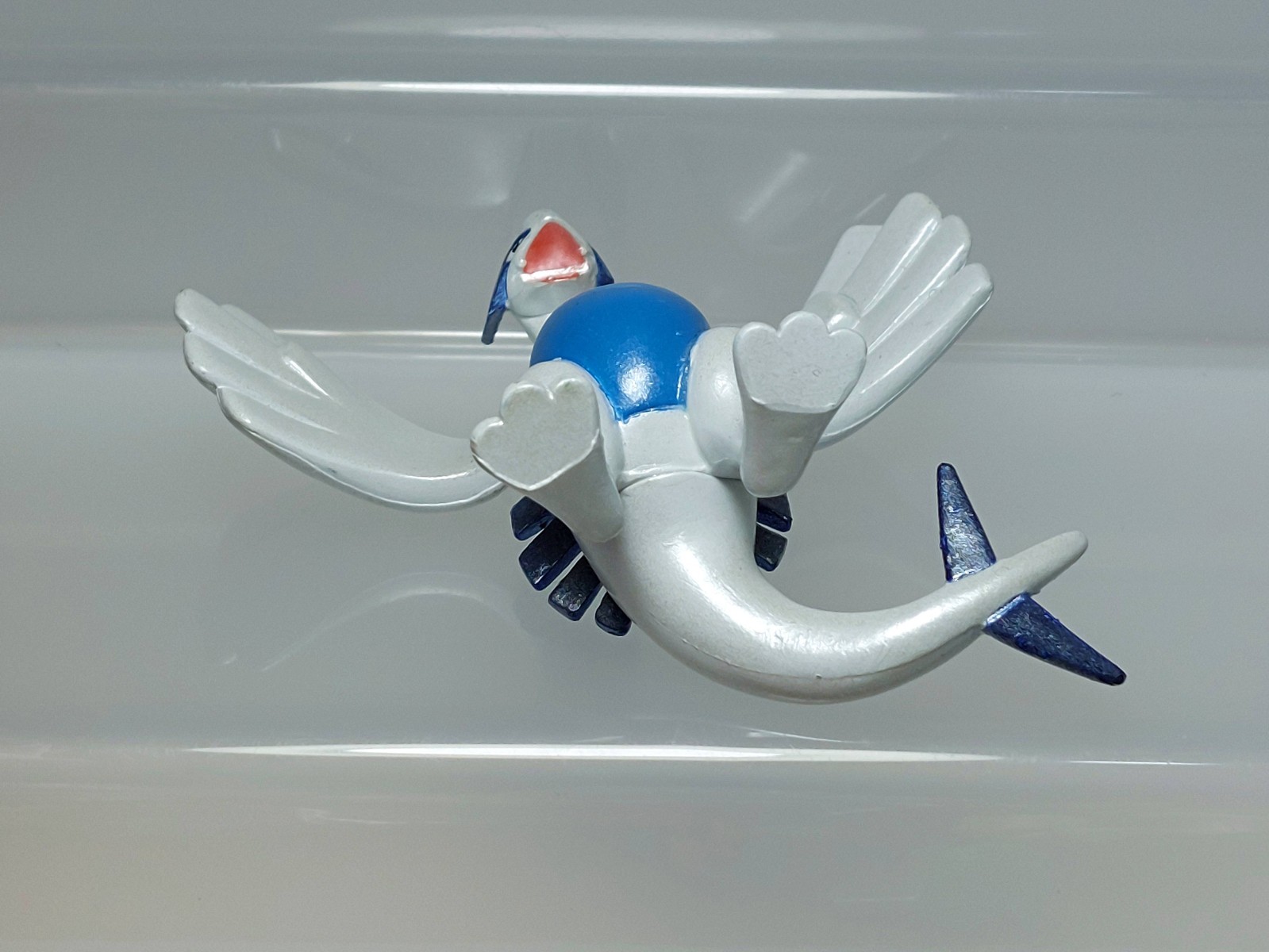 Lugia (Metallic ver) Pokemon Movie Monster Collection Figure Tomy N08 2.6in