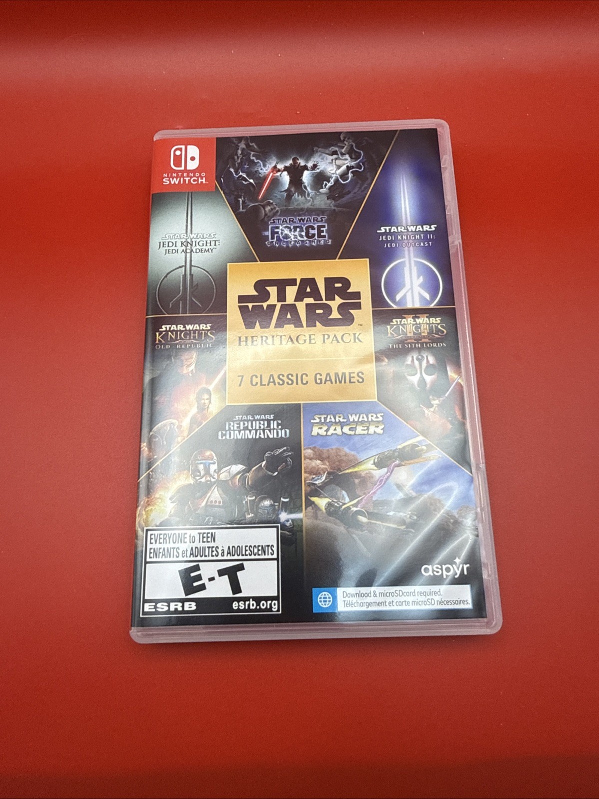 Star Wars Heritage Pack Case Only, NO GAME