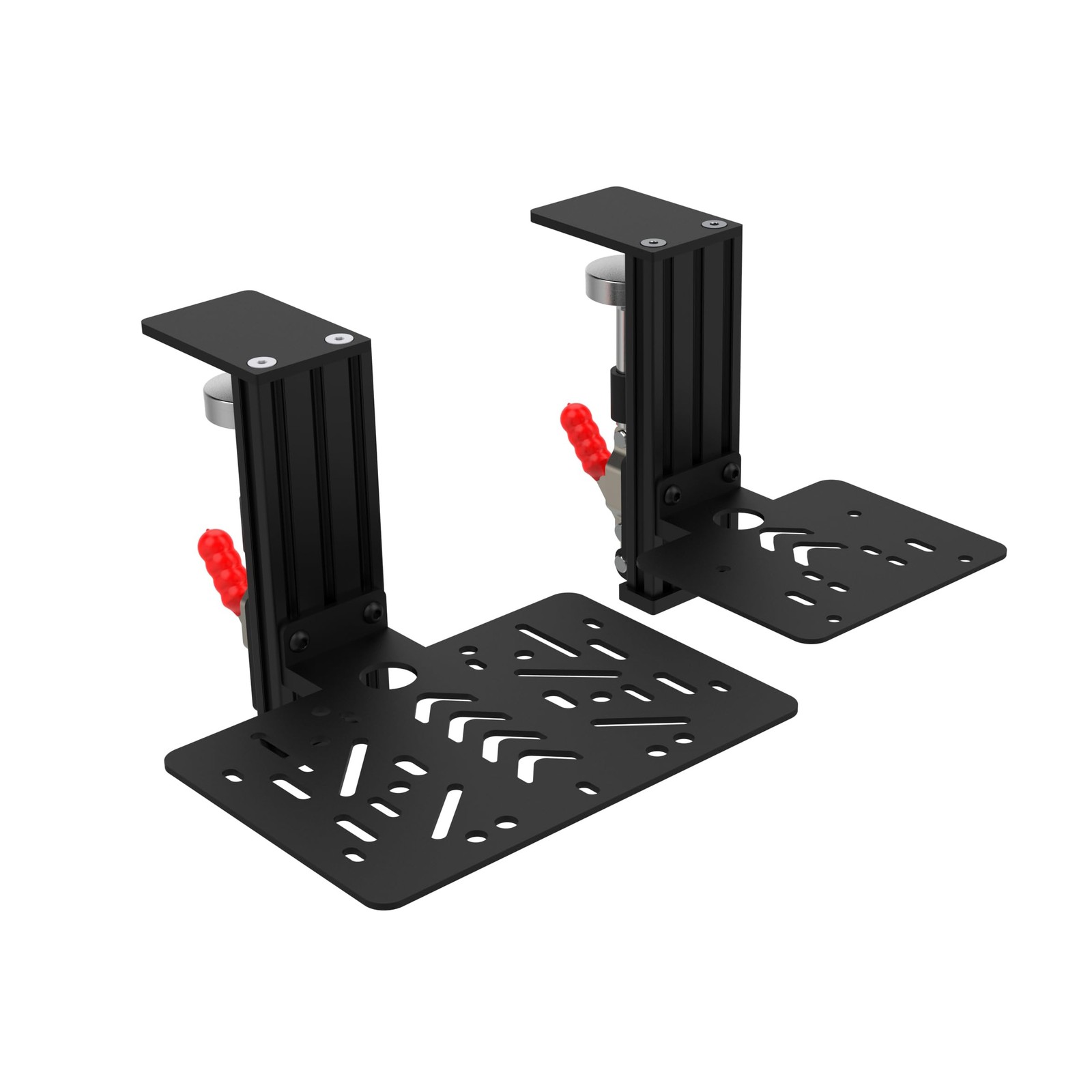 EG STARTS Desk Mount Clamp Sim Racing Wheel Stand Simulator Cockpit Black