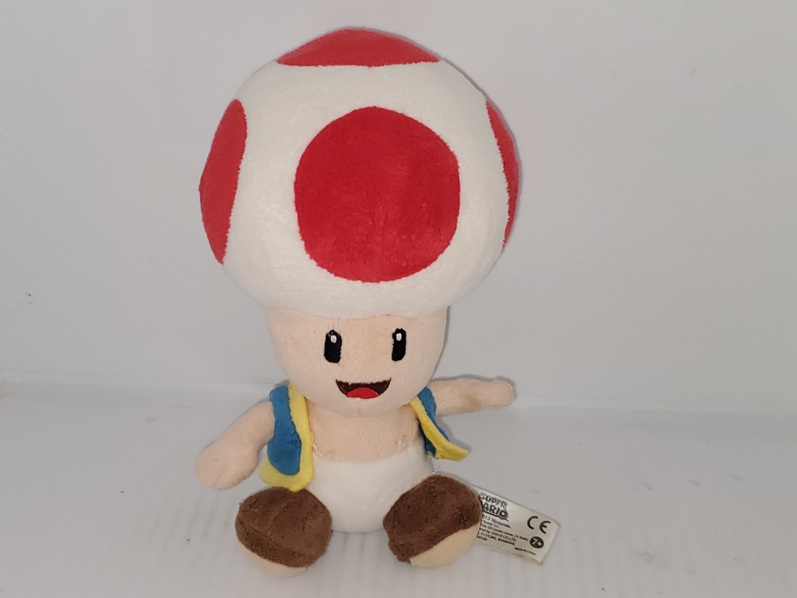 NIntendo Super Mario Toad Mushroom 7″ Plush Doll 2013.
