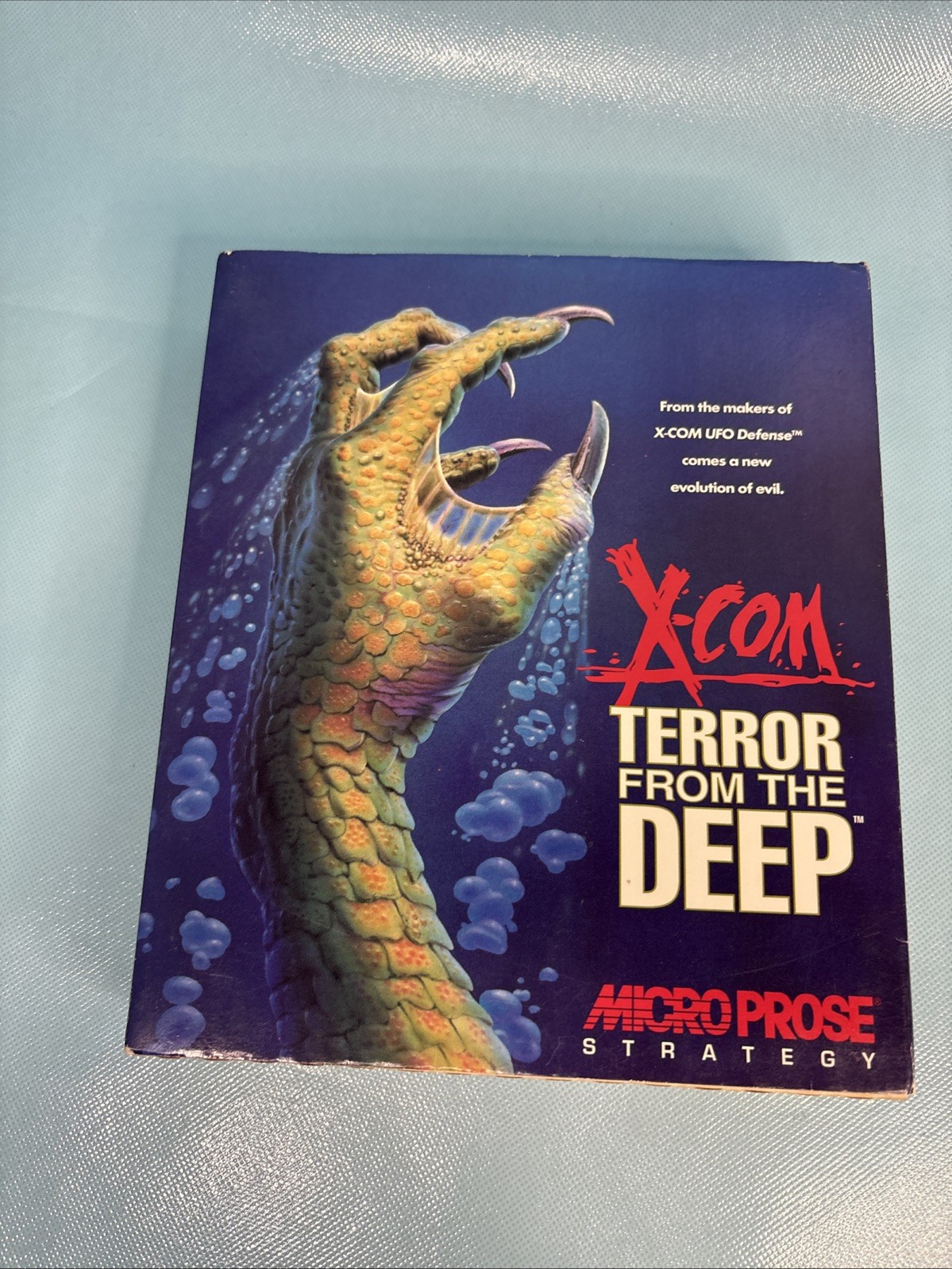 X-COM Terror From the Deep PC Big Box MicroProse w/ Manual Inserts COMPLETE