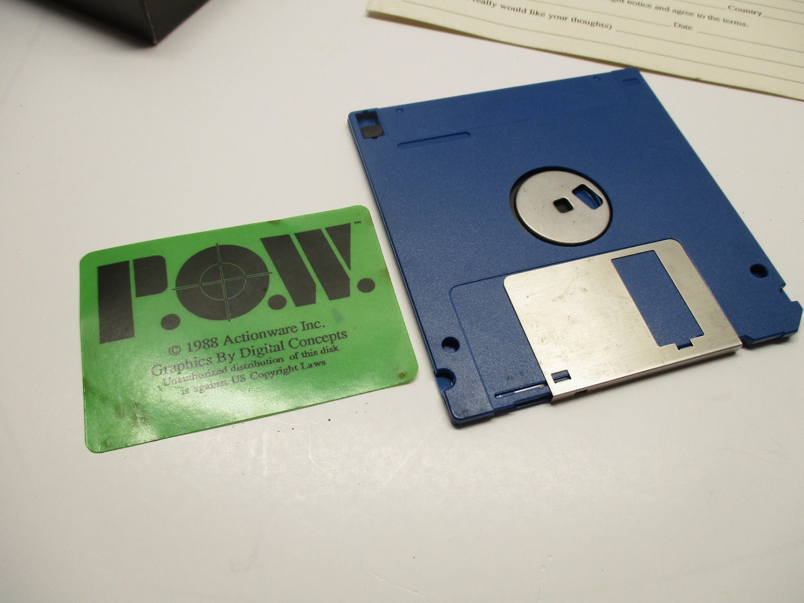 P.O.W (Actionware 1988) – Amiga Light Gun Compatible Hostage Rescue Simulation