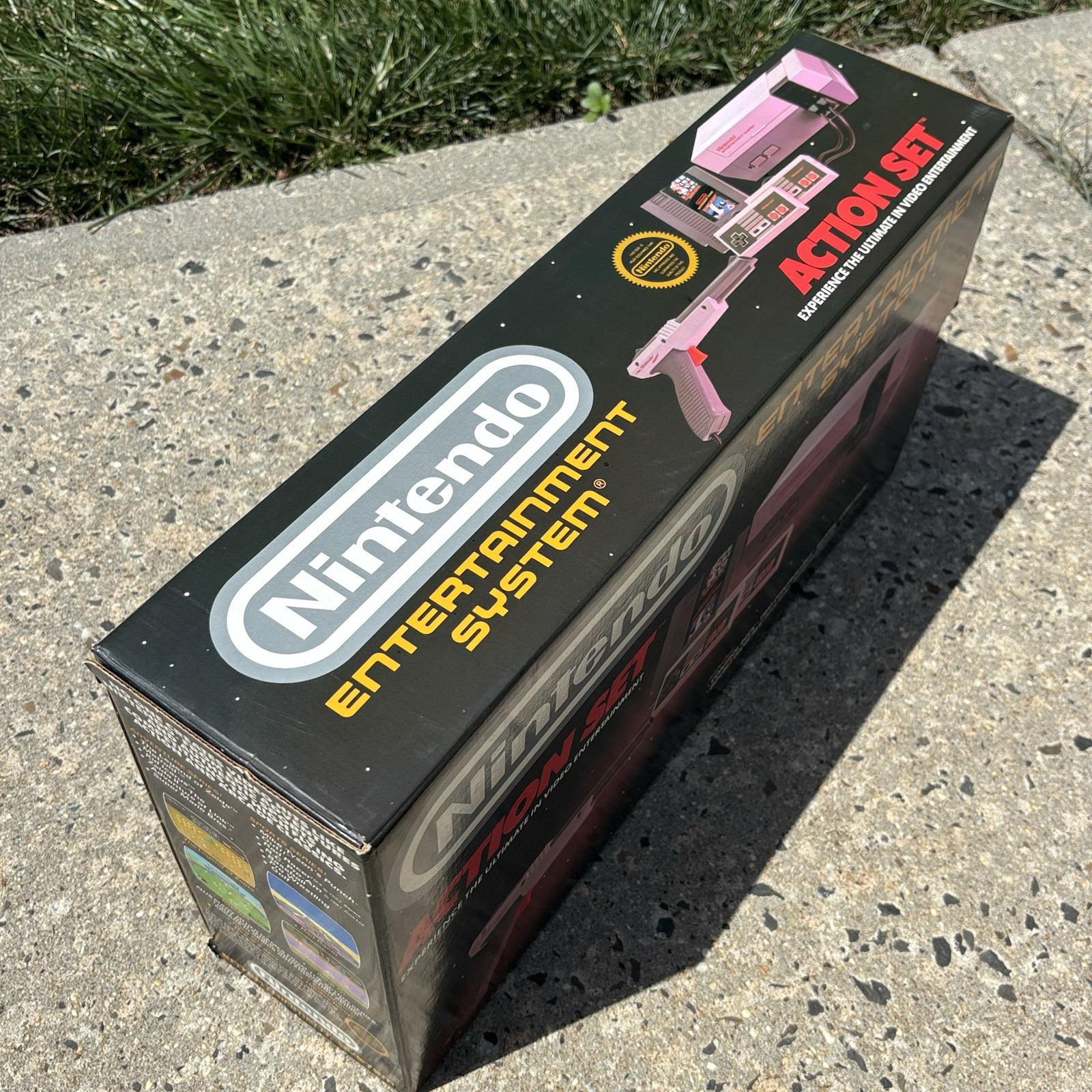 Original Nintendo NES Action Set Console BOX ONLY w/ Styrofoam Inserts & more