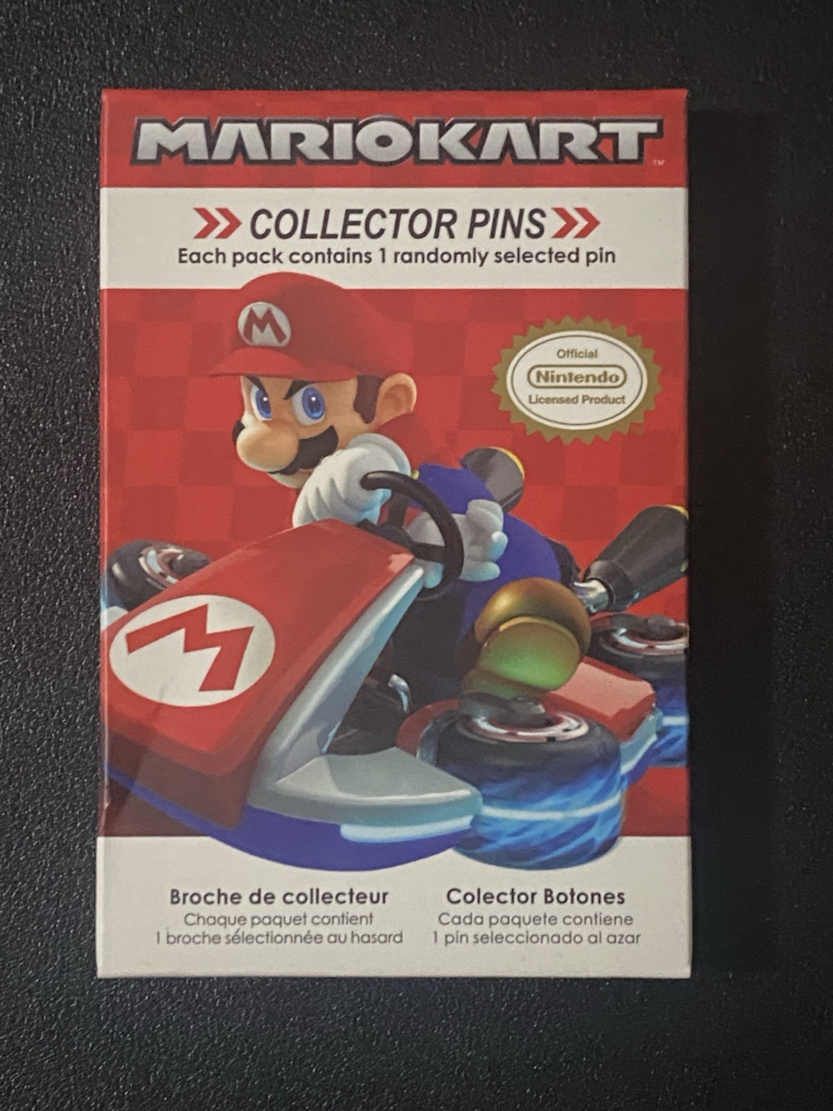 PowerA Nintendo Licensed Mario Kart Collector Pin 1 Pack – Brand New/Sealed