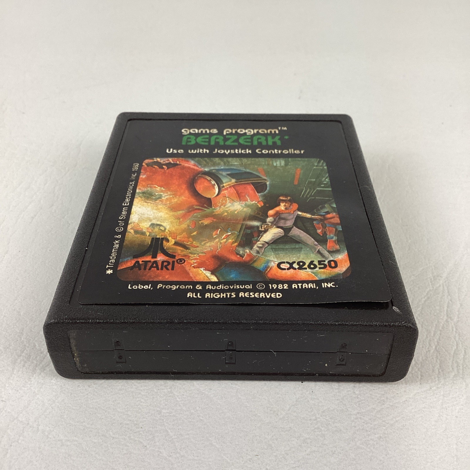 Atari 2600 Berzerk CX2650 Video Game Cartridge 1982 Vintage Retro TESTED