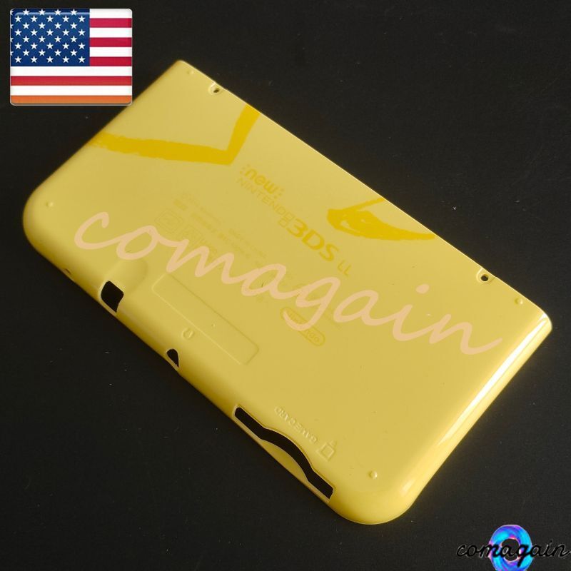 For New Nintendo 3DS LL 3DS XL A+E Cover Shell Housing Front Back Case Pikachu