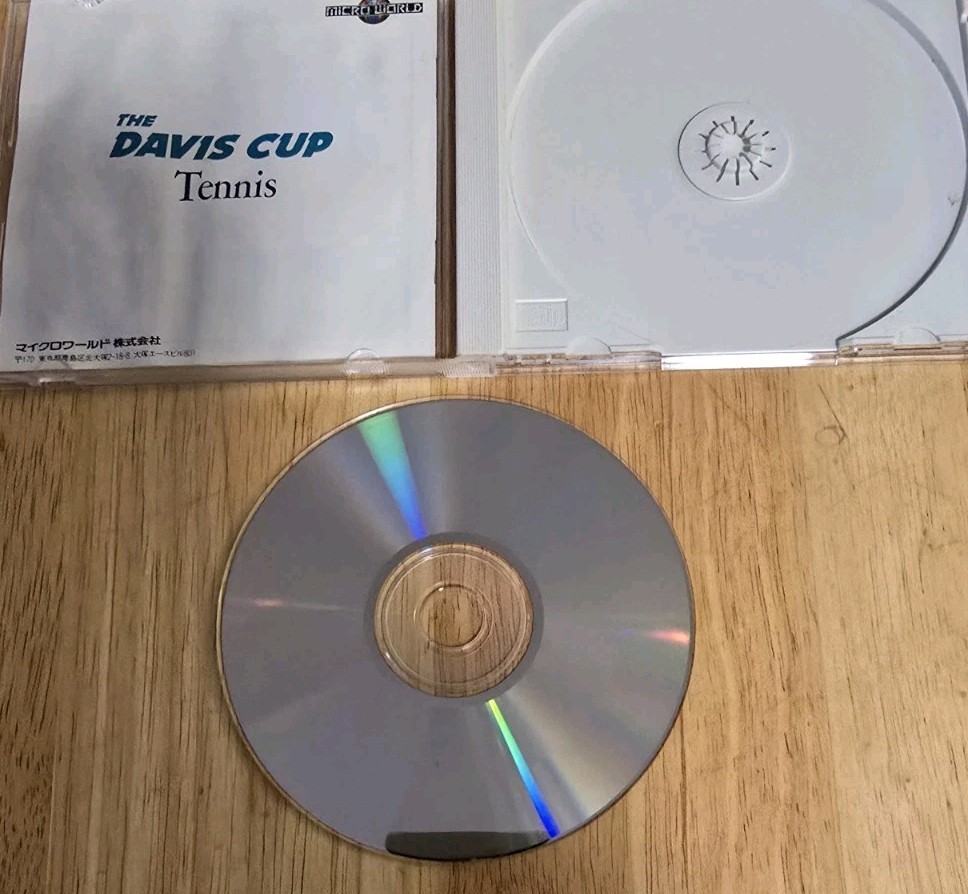 The Davis Cup Tennis NEC TURBO DUO Super CD-Rom 2 JP Import US SELLER TESTED