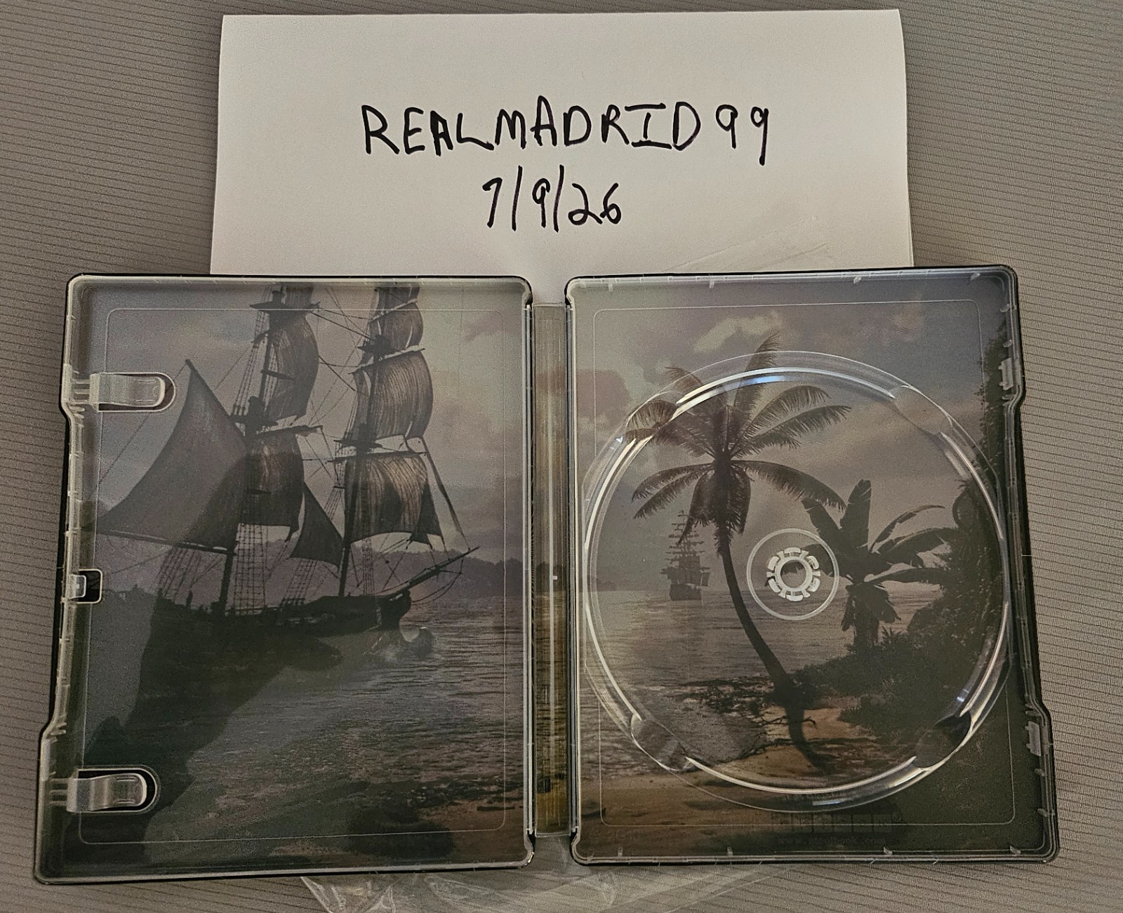 Assassins Creed Black Flag Resynced with Gamestop Exclusive Steelbook PS5 ACBF