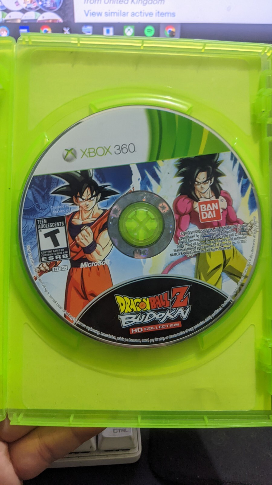 Dragon Ball Z: Budokai HD Collection,Xbox 360, Case & Disc, missing manual