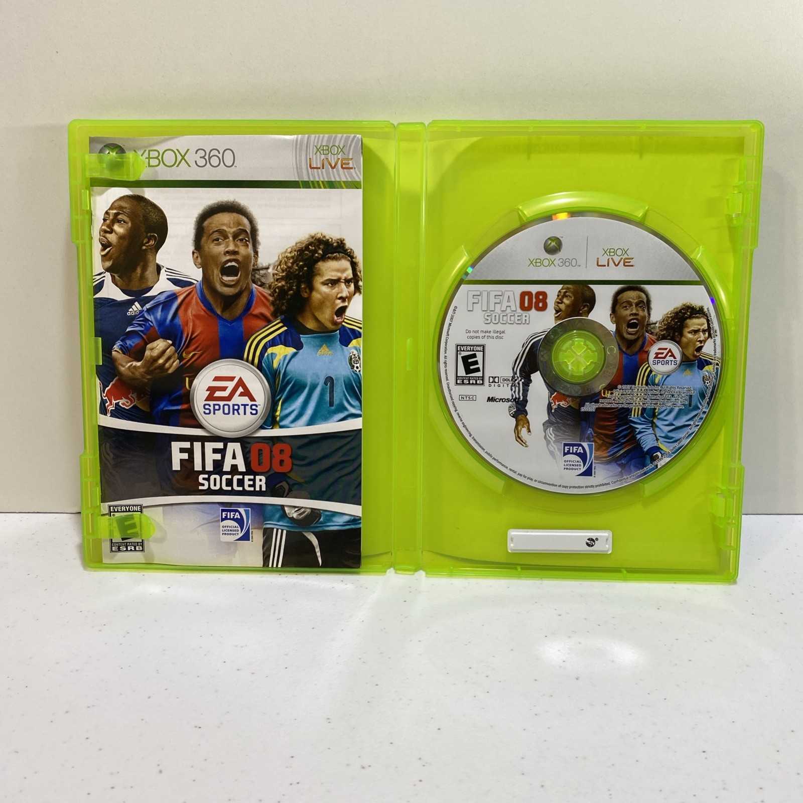 EA Sports FIFA 08 Soccer Microsoft Xbox 360 Game CIB Tested