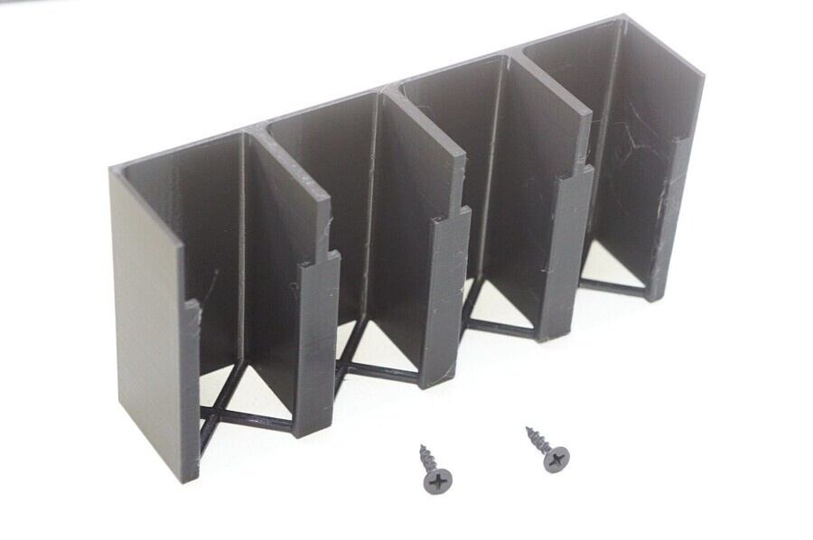 Wall Mount Stand Display for Wii Remote Controller (Holds 4!) WiiMote, Joystick