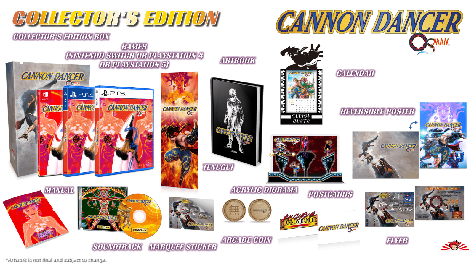 Cannon Dancer Collector’s Edition Playstation 4 PS4 -Strictly Limited Games-