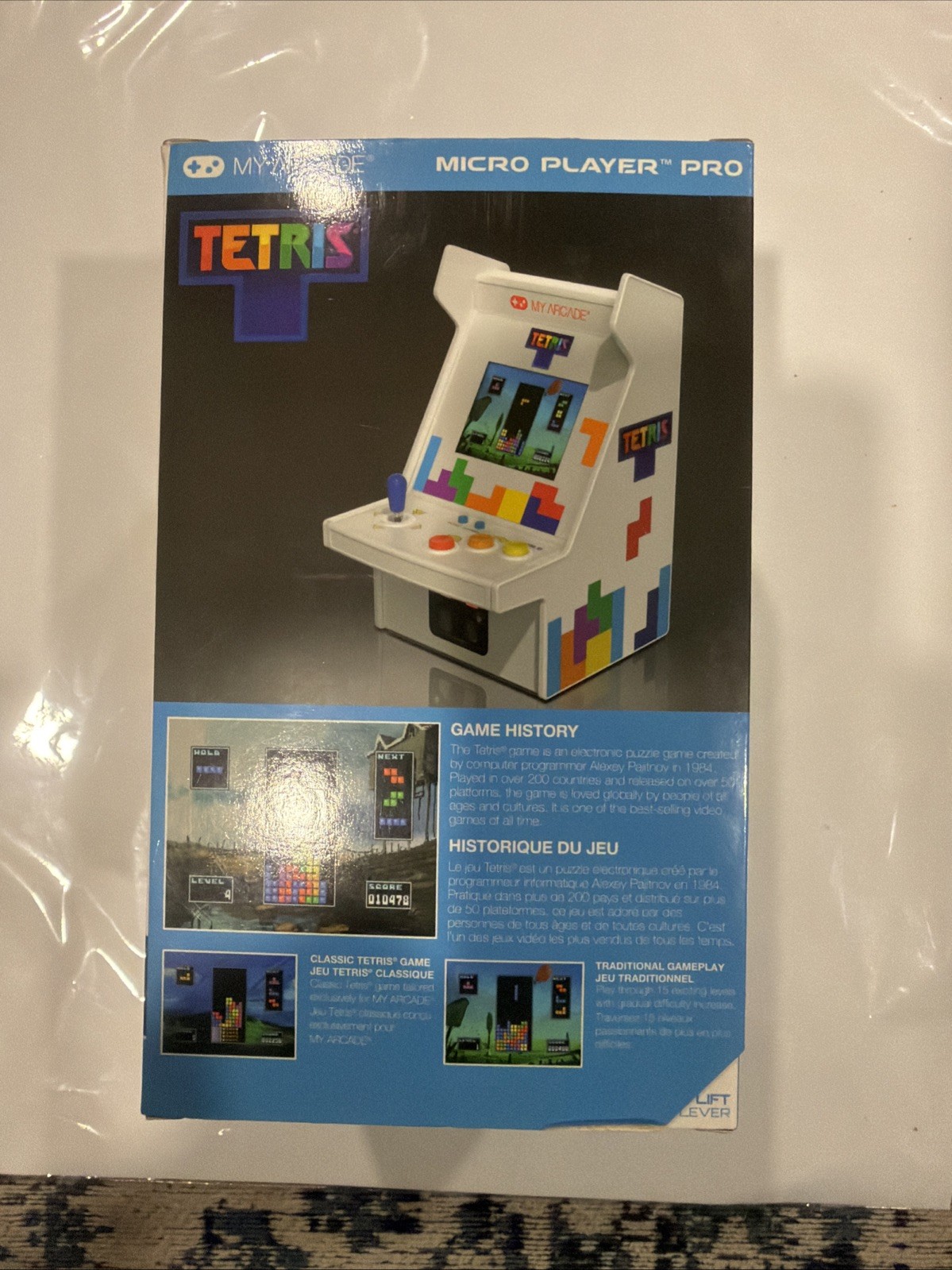 My Arcade Tetris Micro Player Pro Retro Mini Arcade Machine Portable Video Game