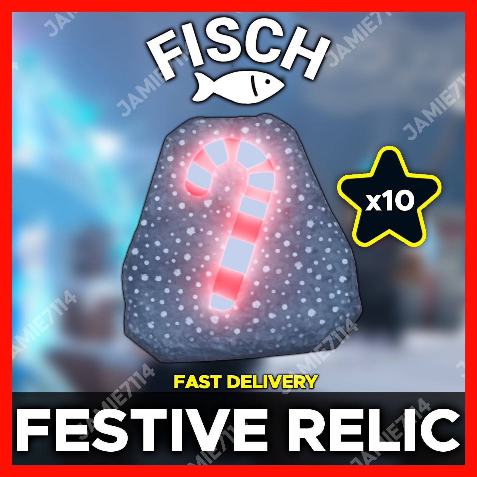 FISCH 🐟 Festive Relic x10‼️CHEAP & FAST SERVICE ‼️