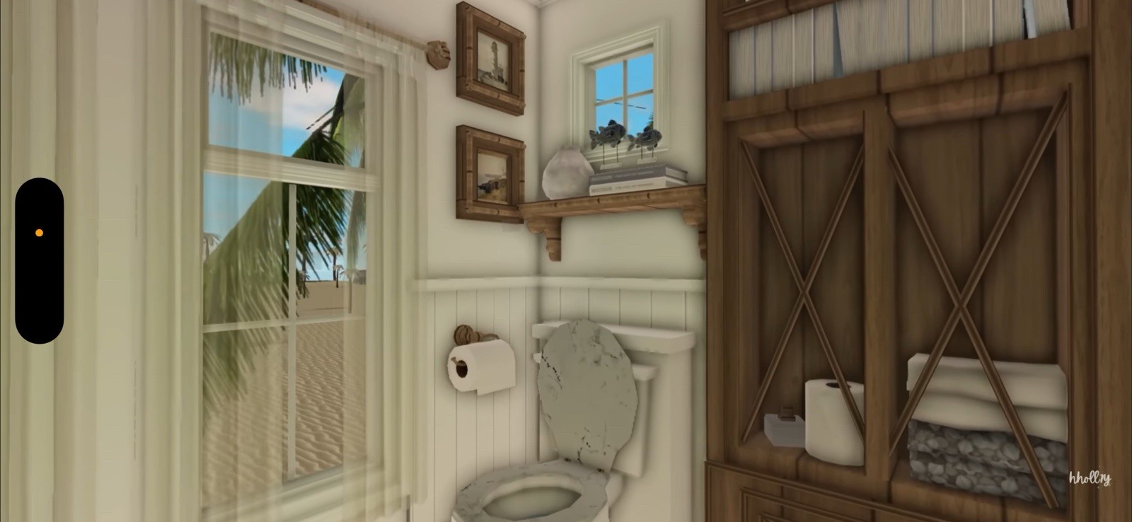 COASTAL BEACH HOUSE BLOXBURG.CHECK DESCRIP.FAST BUILDER FOR AFFORDABLE PRICE