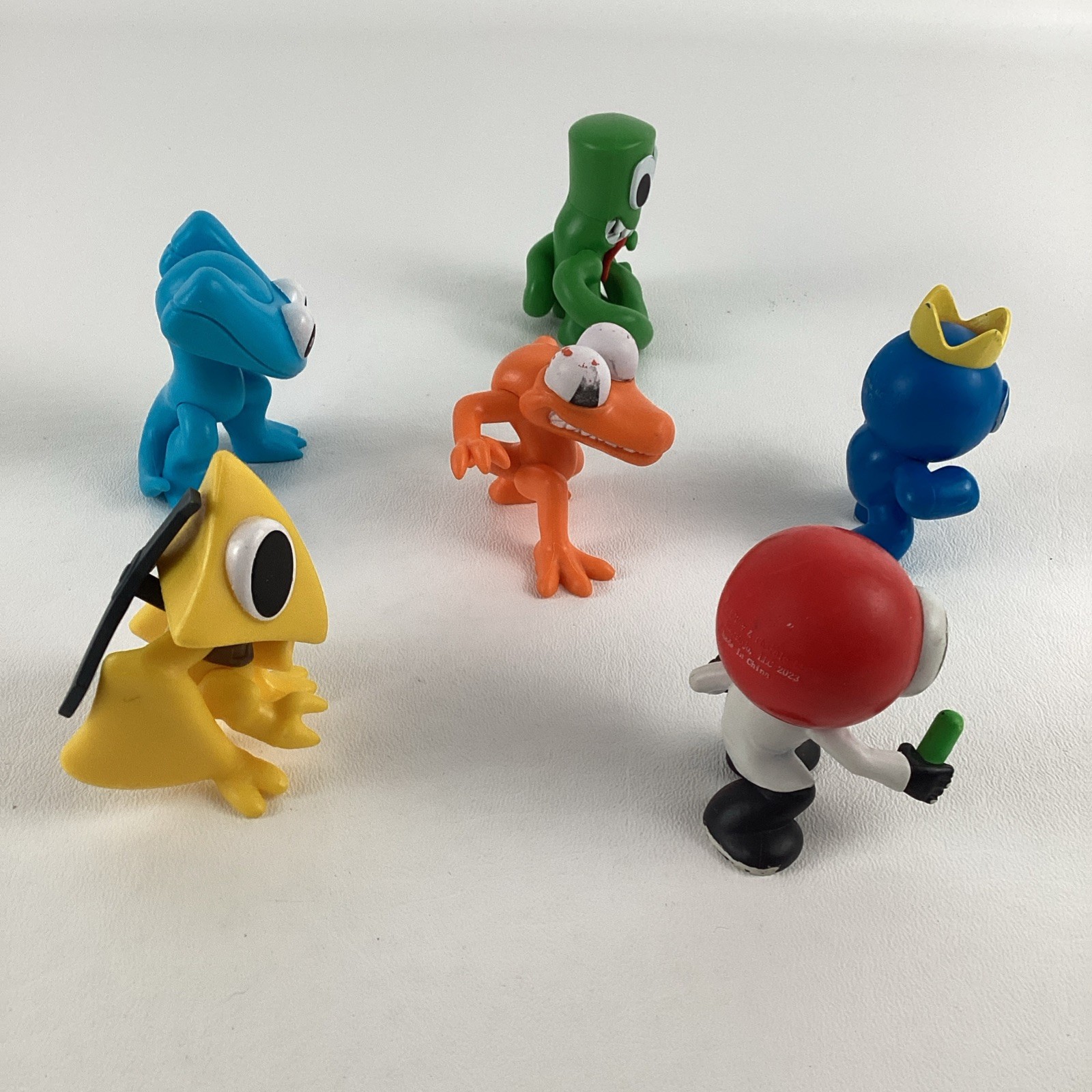 Rainbow Friends Roblox Survival Video Game PVC Figures Topper Lot Phatmojo 2023