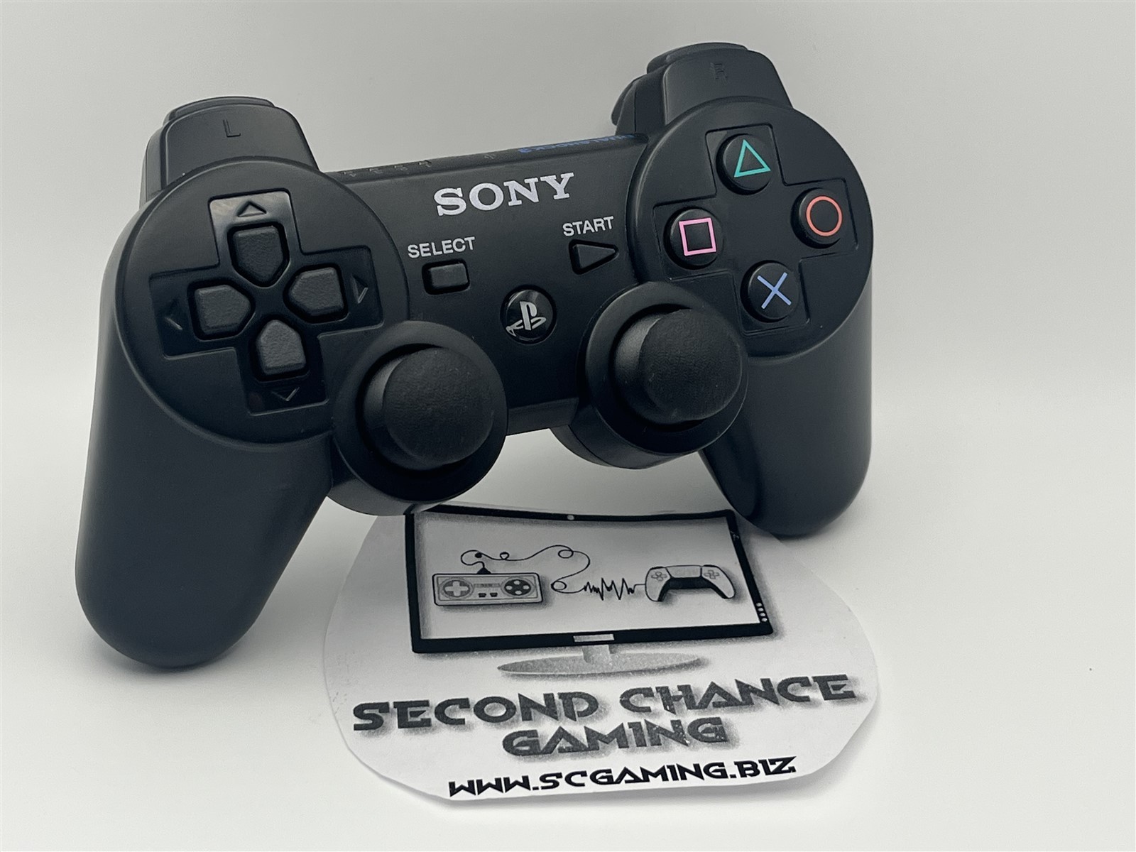 Sony PlayStation 3 PS3 Sixaxis DualShock 3 Wireless Controller Black CECHZC2U