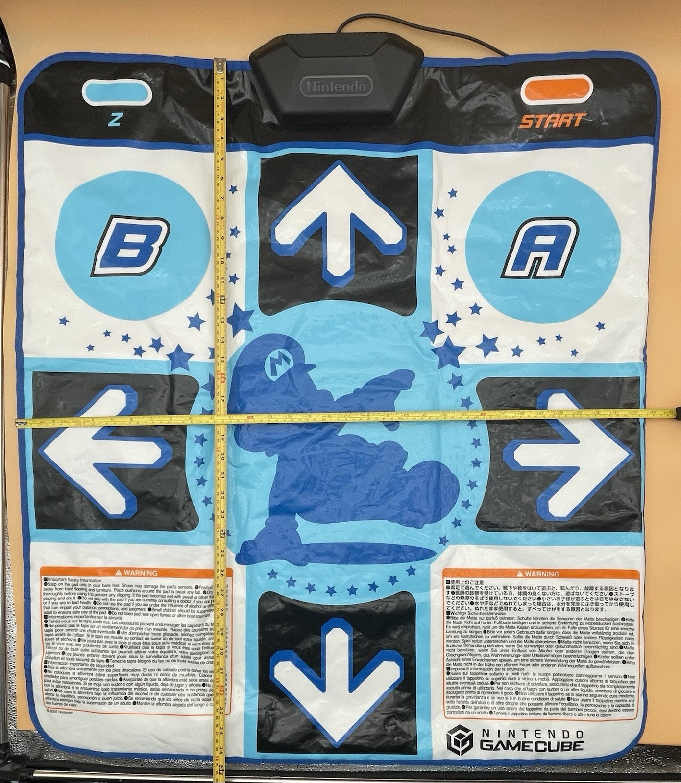 Dance Dance Revolution Mario Mix Nintendo GameCube 2005 Disc Dance Pad
