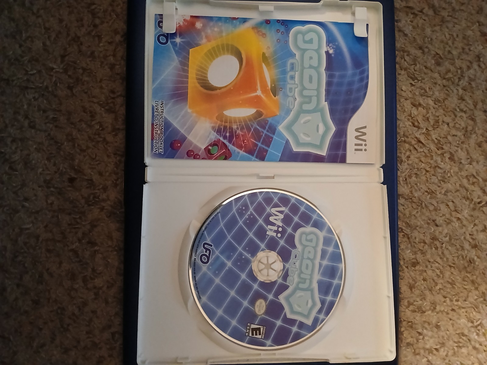 UFO Interactive Geon Cube (Nintendo Wii, 2007) Puzzle/Arcade E NTSC-U/C Manual